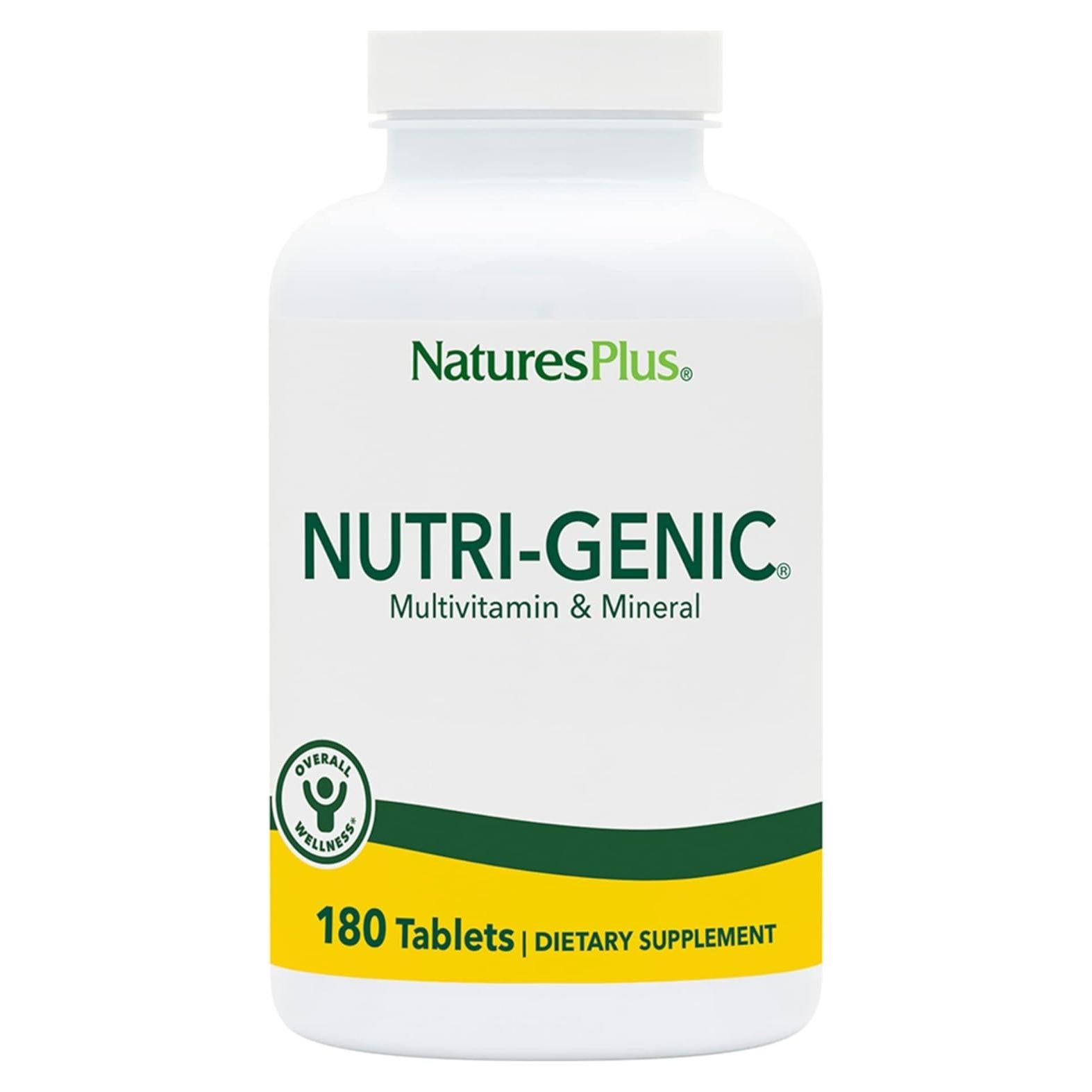 Multivitamina Hipoalergénica NaturesPlus Nutri-Genic 180 Tabletas