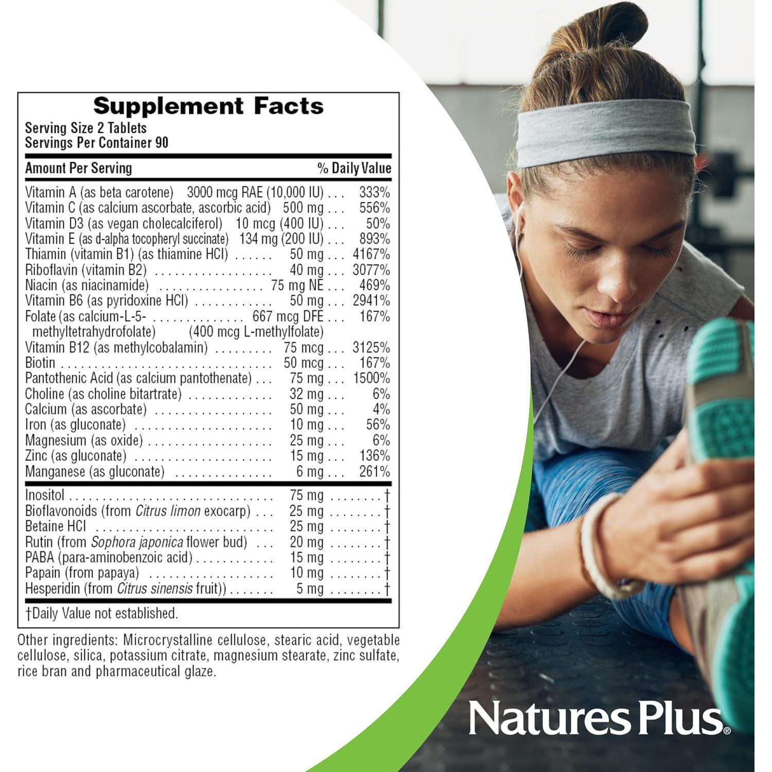Multivitamina Hipoalergénica NaturesPlus Nutri-Genic 180 Tabletas