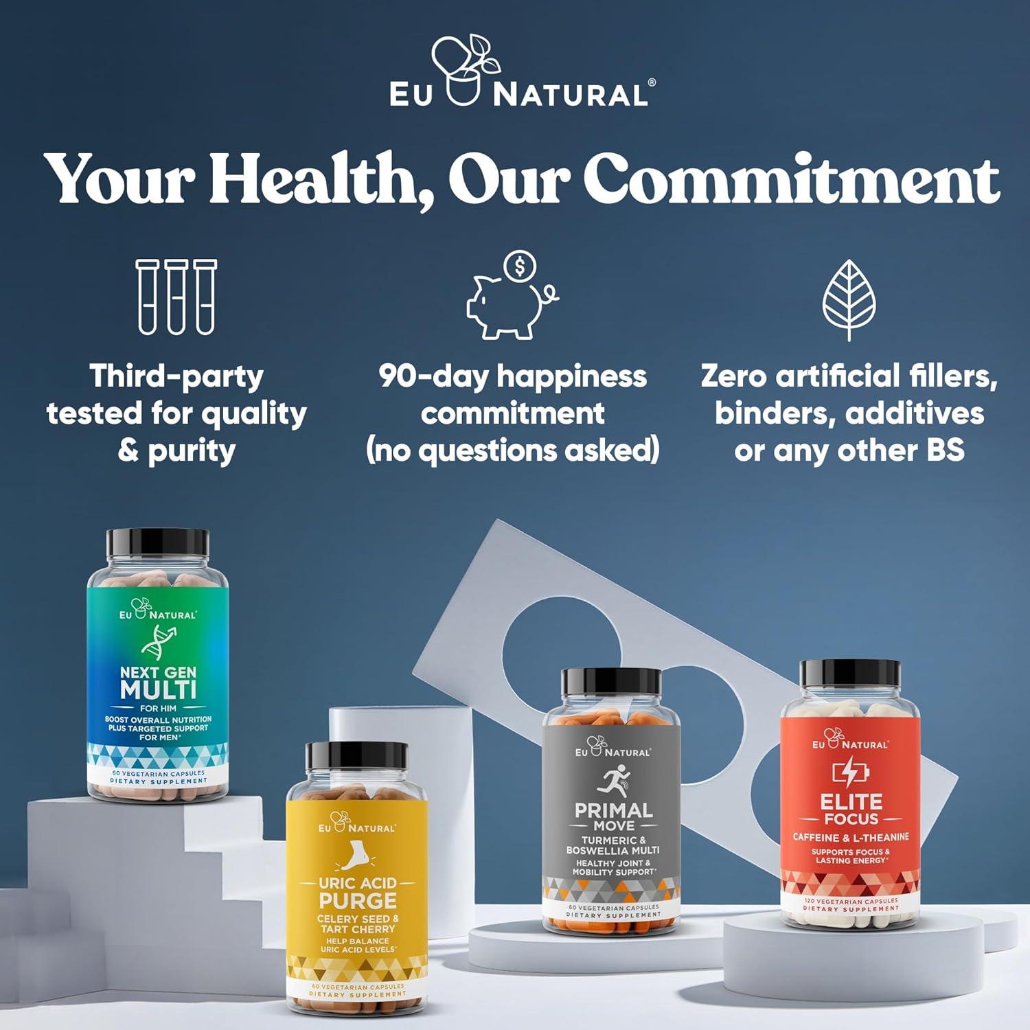 Suplemento de Fertilidad Masculina Eu Natural 60 Cápsulas