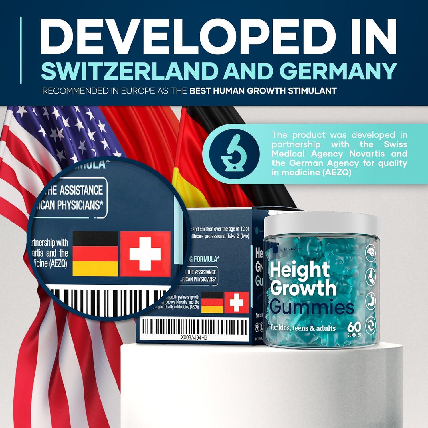 Gomitas de Crecimiento de Altura Lilymoon - Suplemento Natural