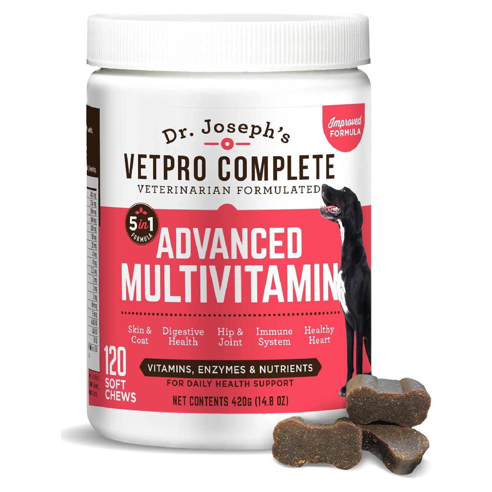 Suplemento Multivitamínico para Perros VetPro 120 Masticables
