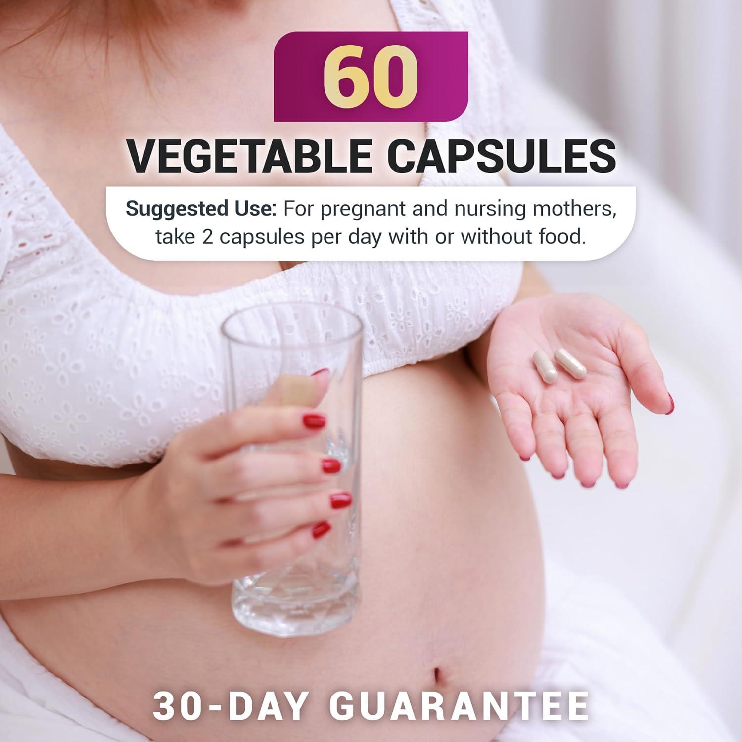 Vitaminas Prenatales Dr. Berg 60 Cápsulas - Folato y Superalimentos