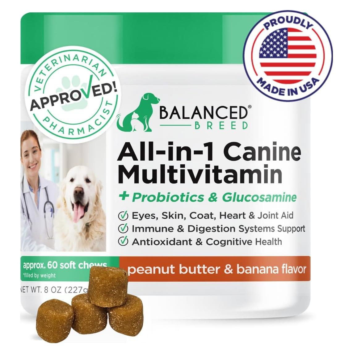 Suplemento Multivitamínico para Perros Balanced Breed 226g