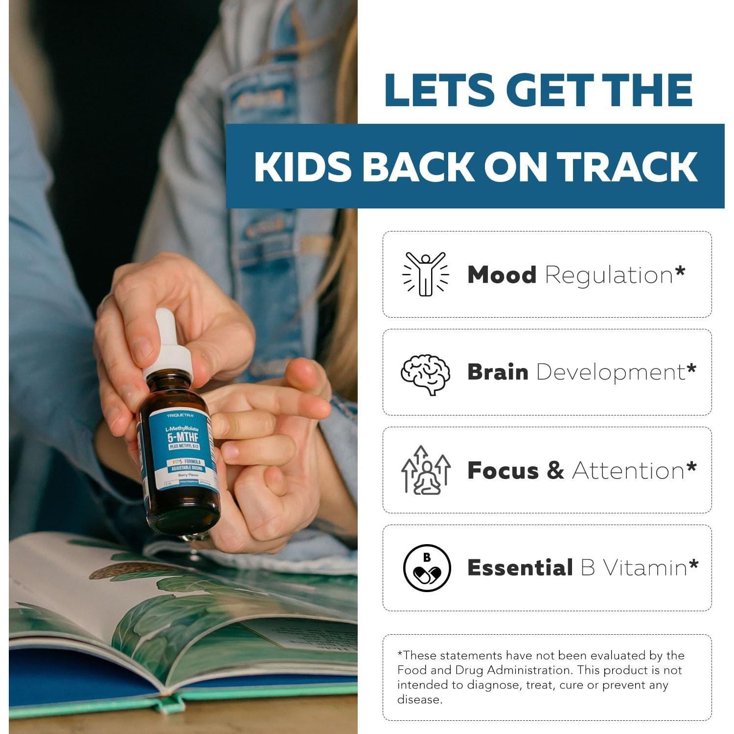 Methylfolato Orgánico para Niños Triquetra Health 30 ml