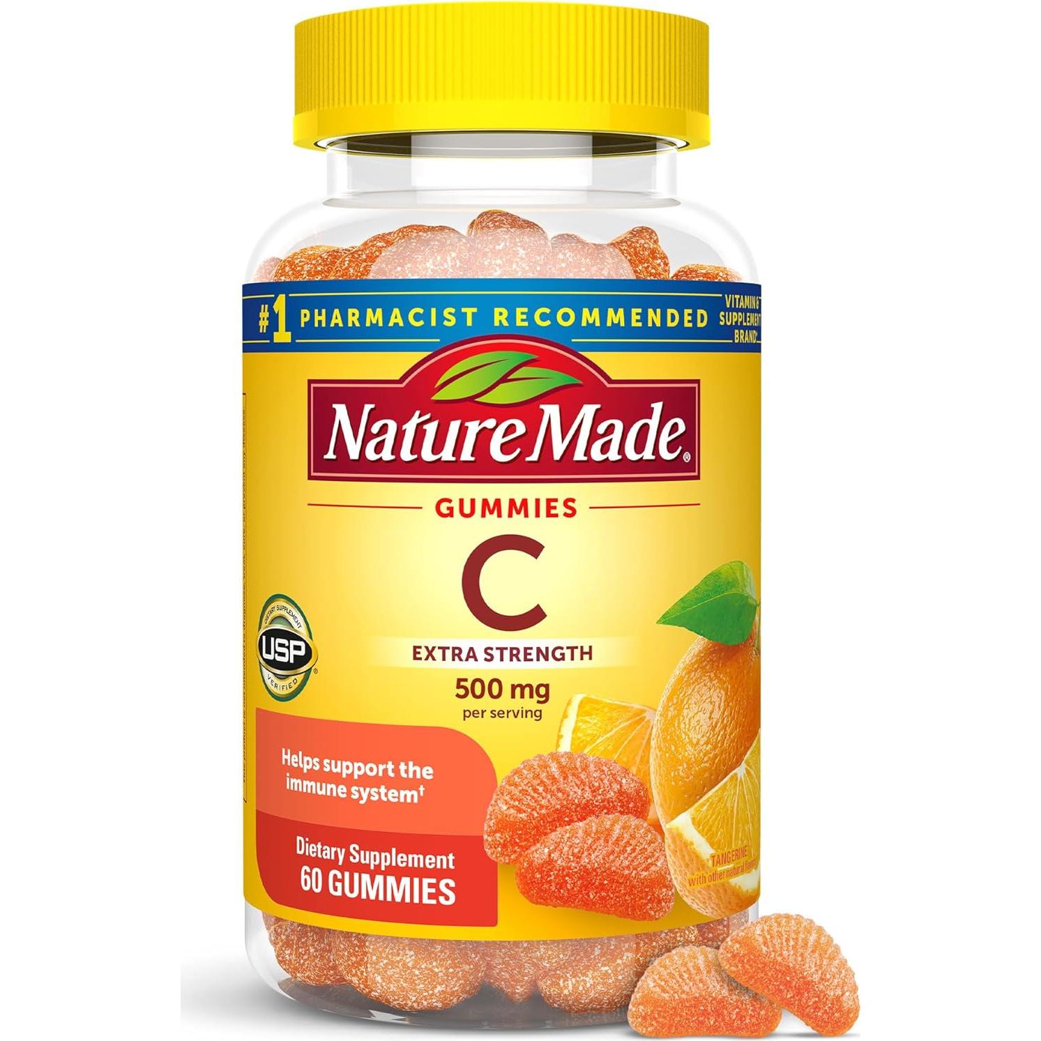 Gominolas de Vitamina C 500 mg Nature Made 60 Unidades