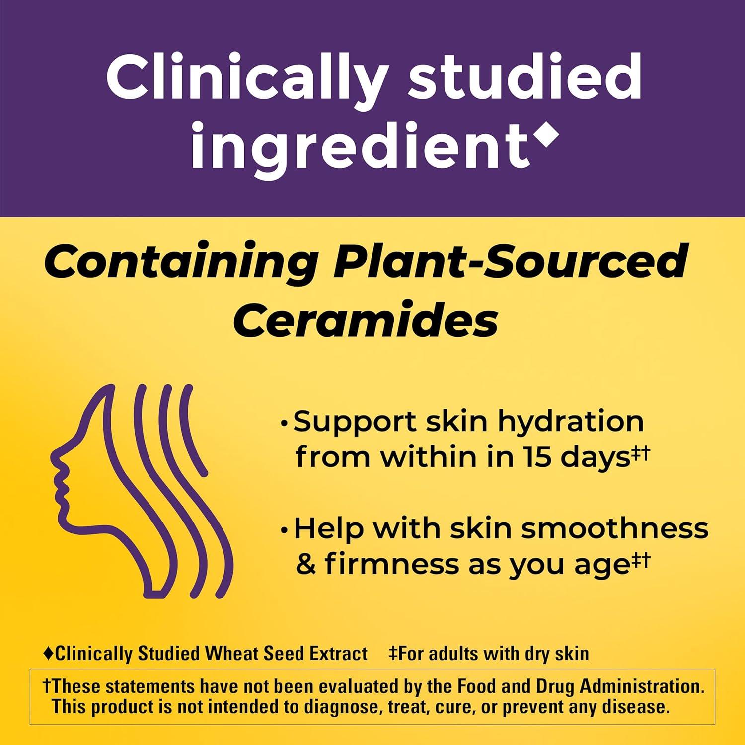 Gomitas de Hidratación de Piel Nature Made con Ceramidas y Biotina - 50 Unidades