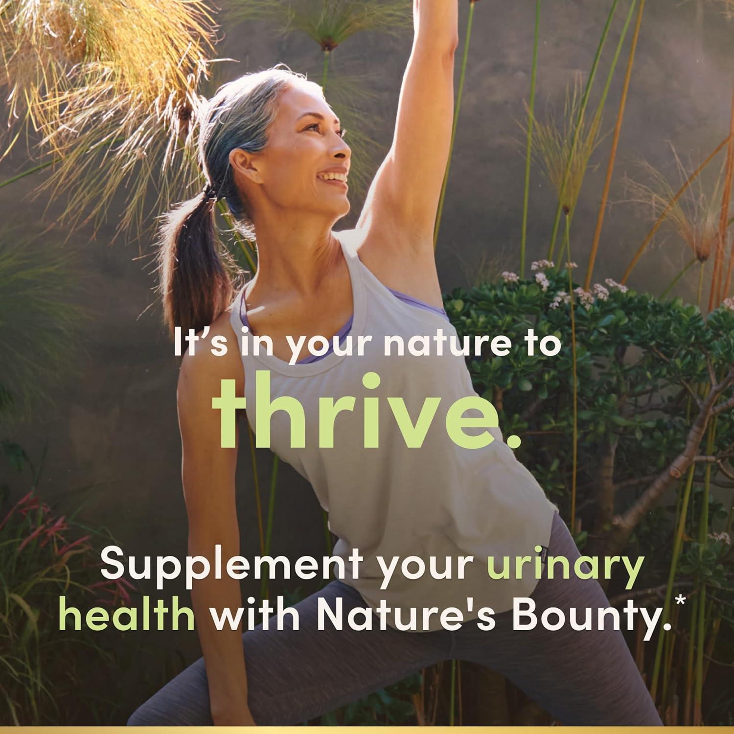 Suplemento de Arándano Nature's Bounty 4200 mg con Vitamina C - 120 Gelatinas Blandas