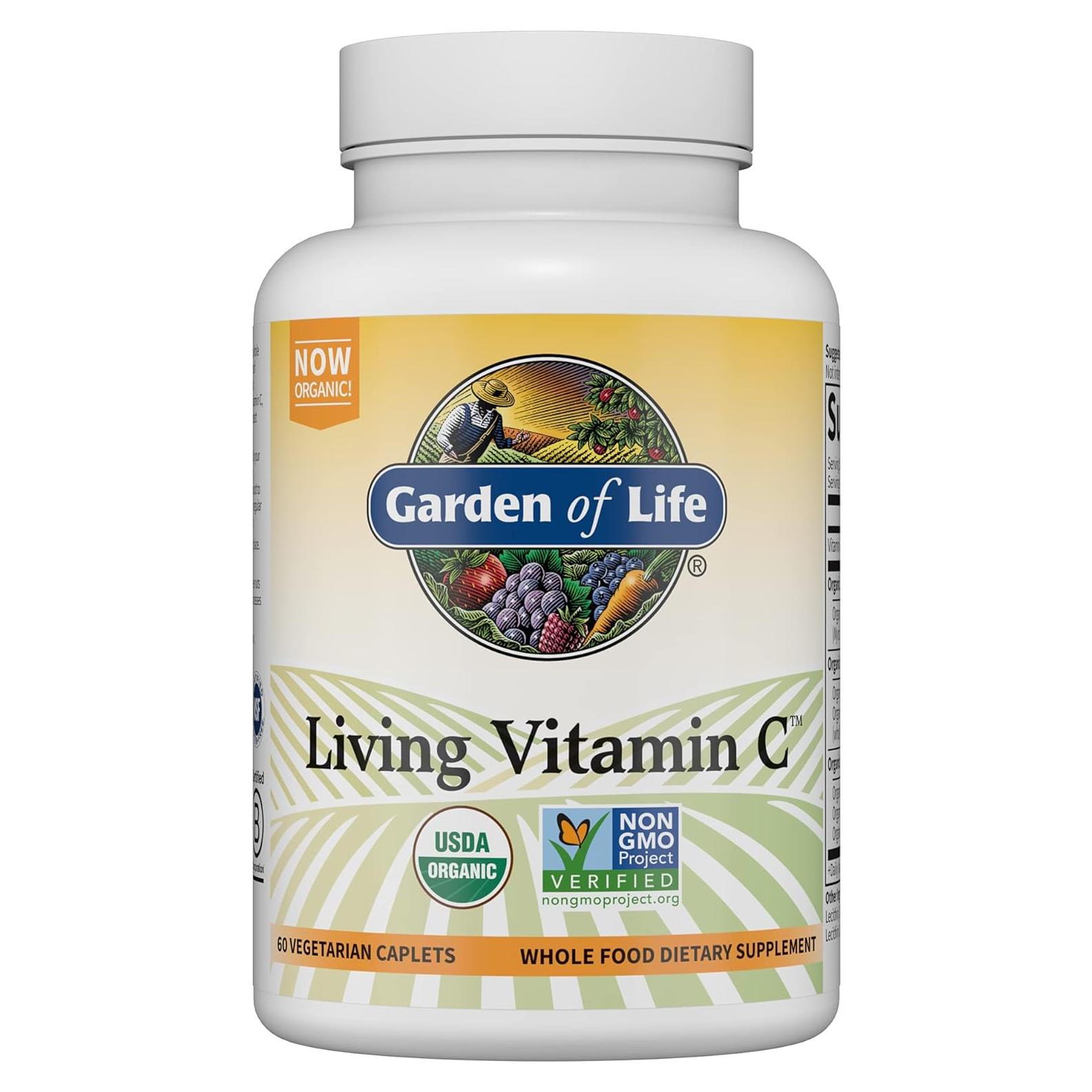Vitamina C Viva Jardín de la Vida 250mg Orgánica 60 Tabletas