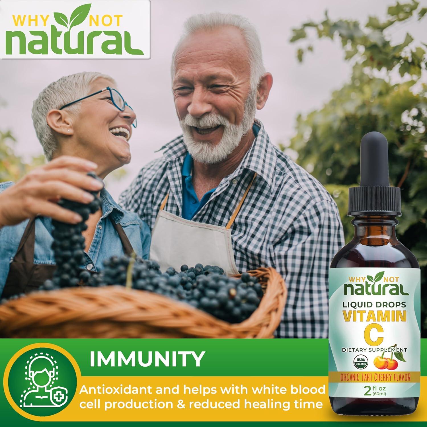 Gotas de Vitamina C Líquida Orgánica Why Not Natural 140g