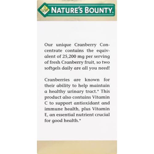 Suplemento Dietético Arándano Nature's Bounty 60 Cápsulas