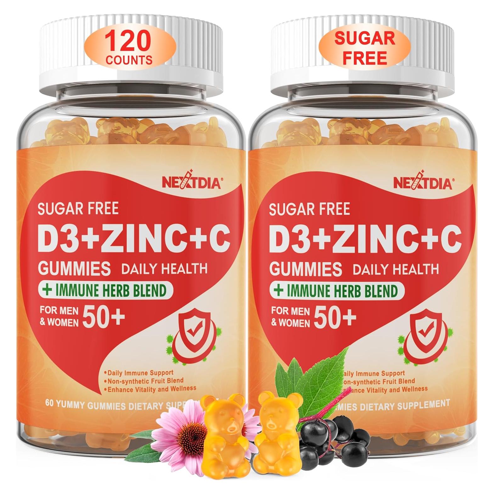 Gomitas Inmunológicas Veganas Nextdia 60 Unidades Sin Azúcar