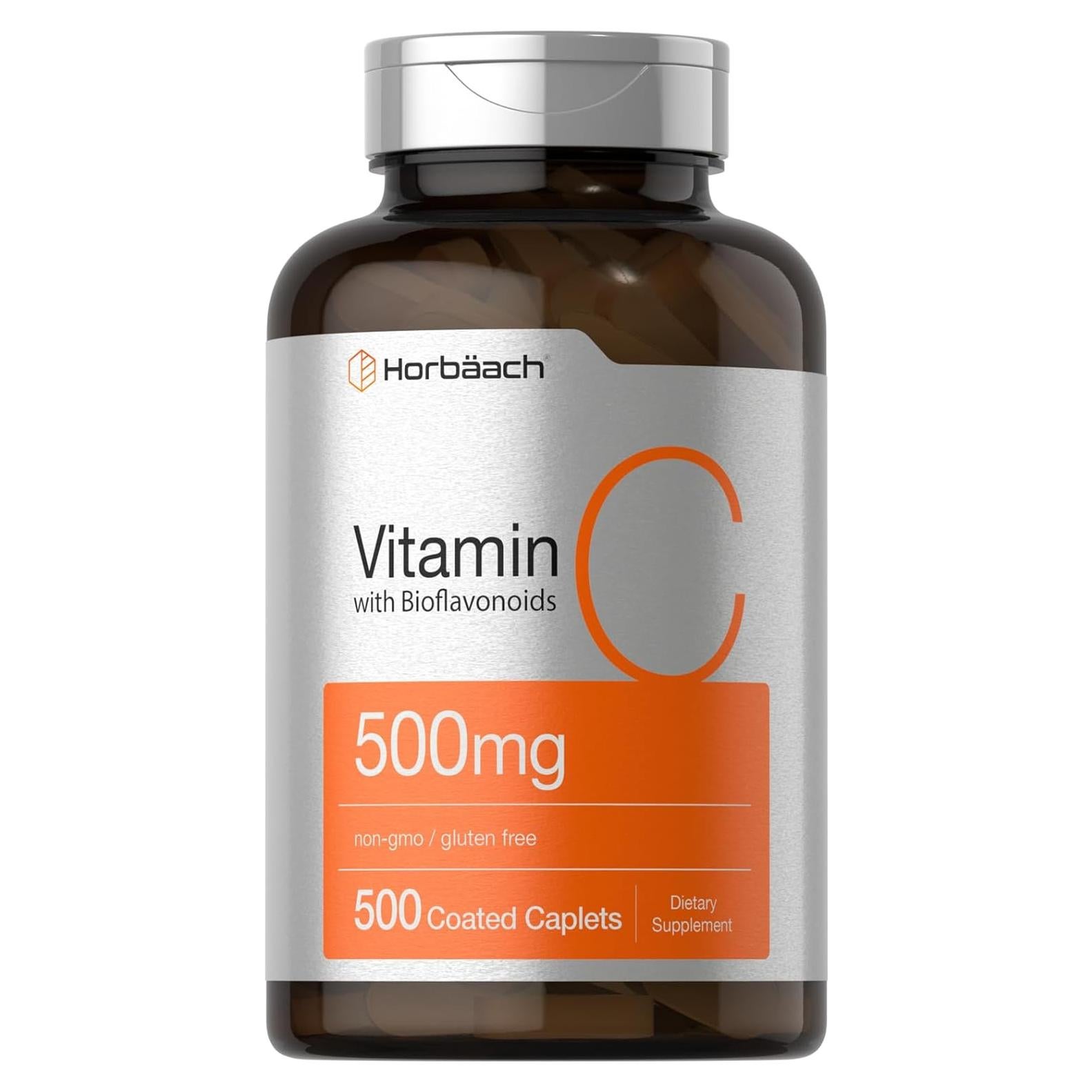 Suplemento de Vitamina C 500mg Horbäach - 500 Comprimidos