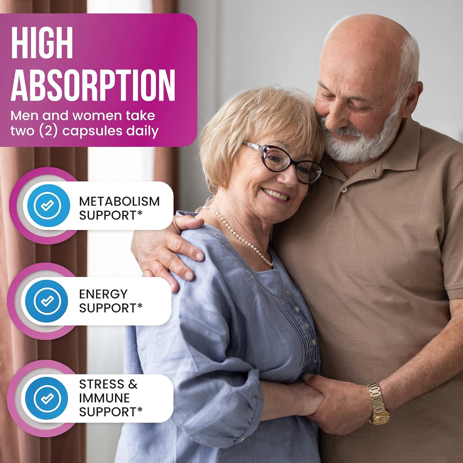 Complejo de Vitamina B B-100 Built by Nature 60 Cápsulas Veganas