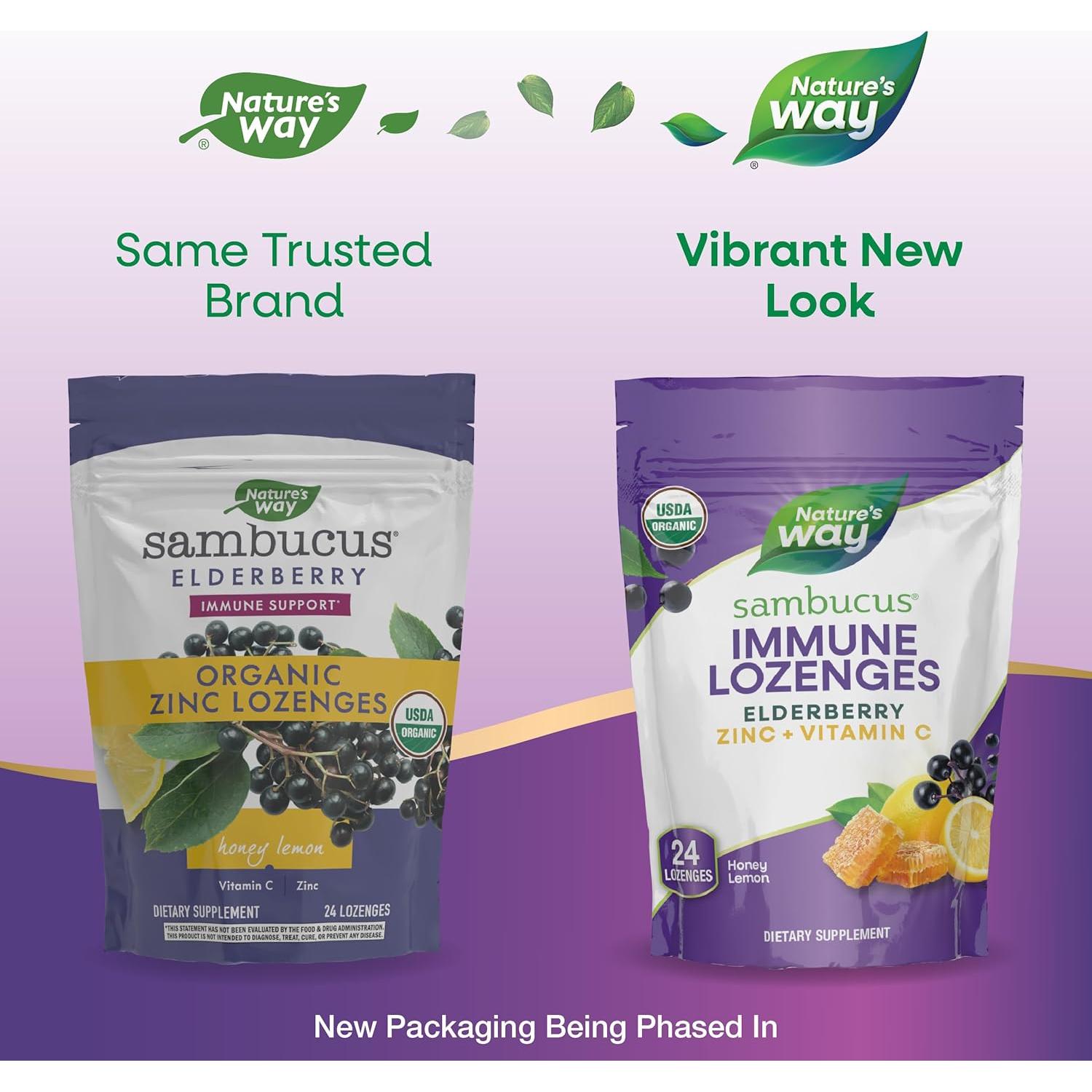 Lozenges Inmunes Nature's Way 24 Unidades Zinc Vitamina C