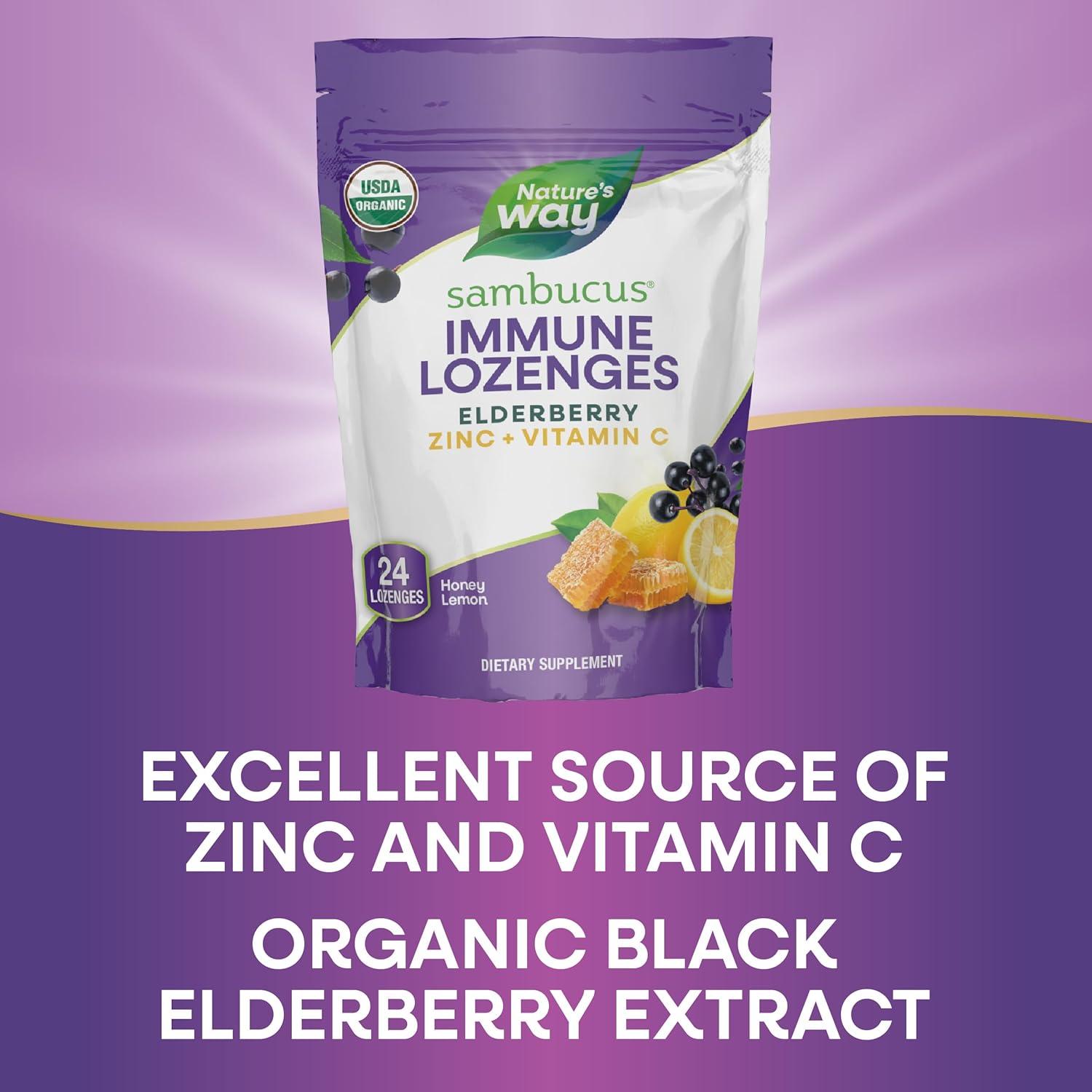 Lozenges Inmunes Nature's Way 24 Unidades Zinc Vitamina C