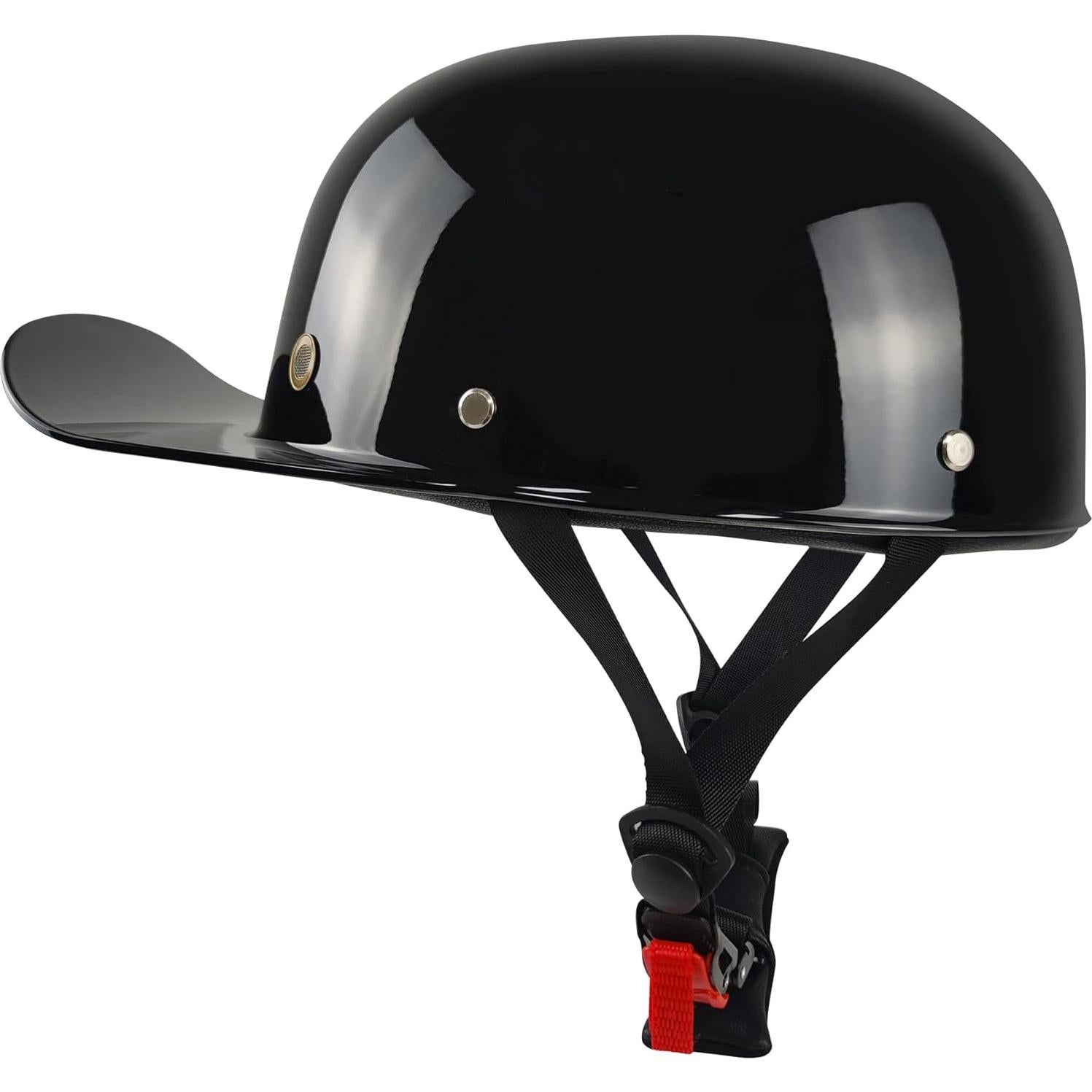 Casco de Motocicleta QICHAO JZ-BQM Negro Mediano DOT