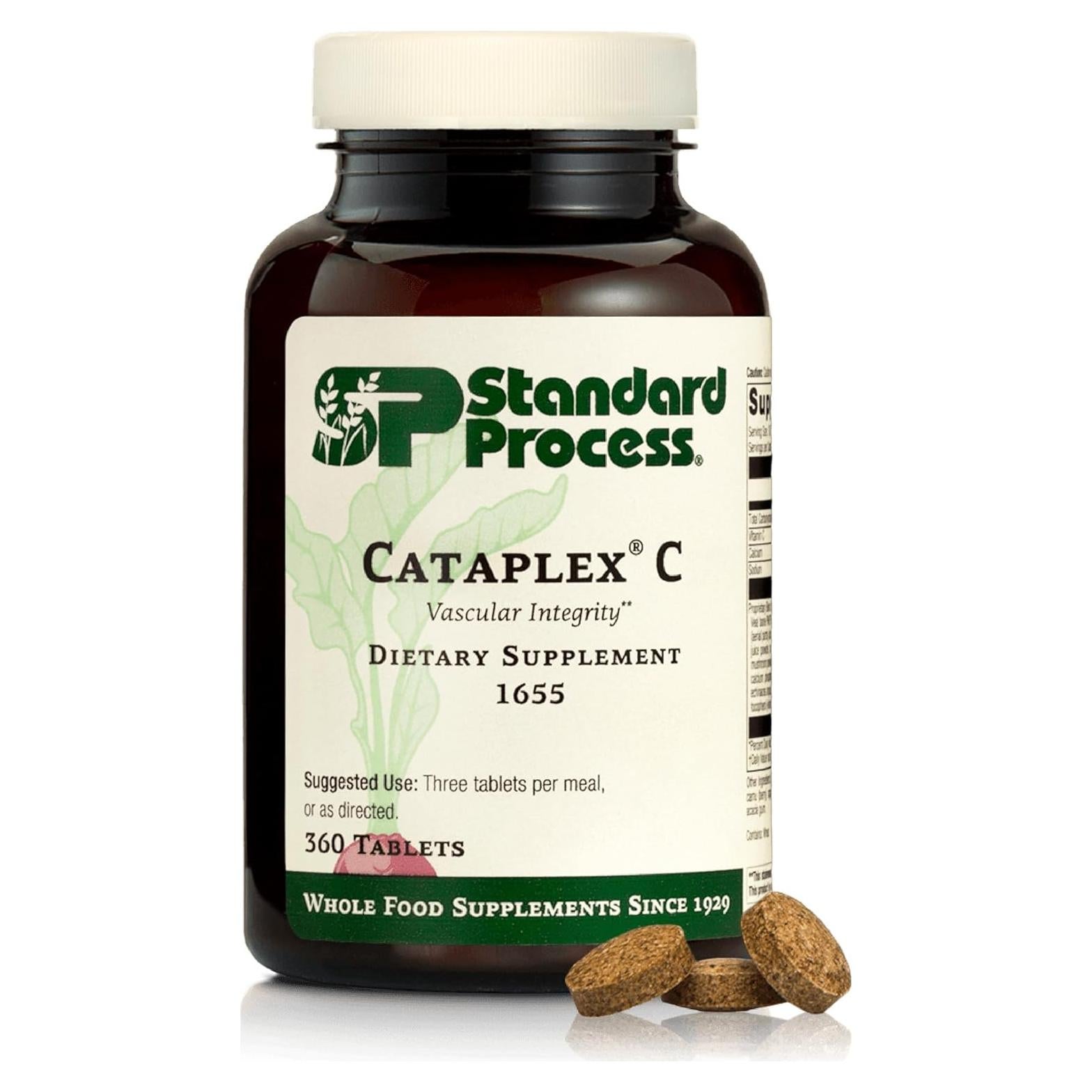 Standard Process Cataplex C - 360 Tabletas de Vitamina C y Minerales