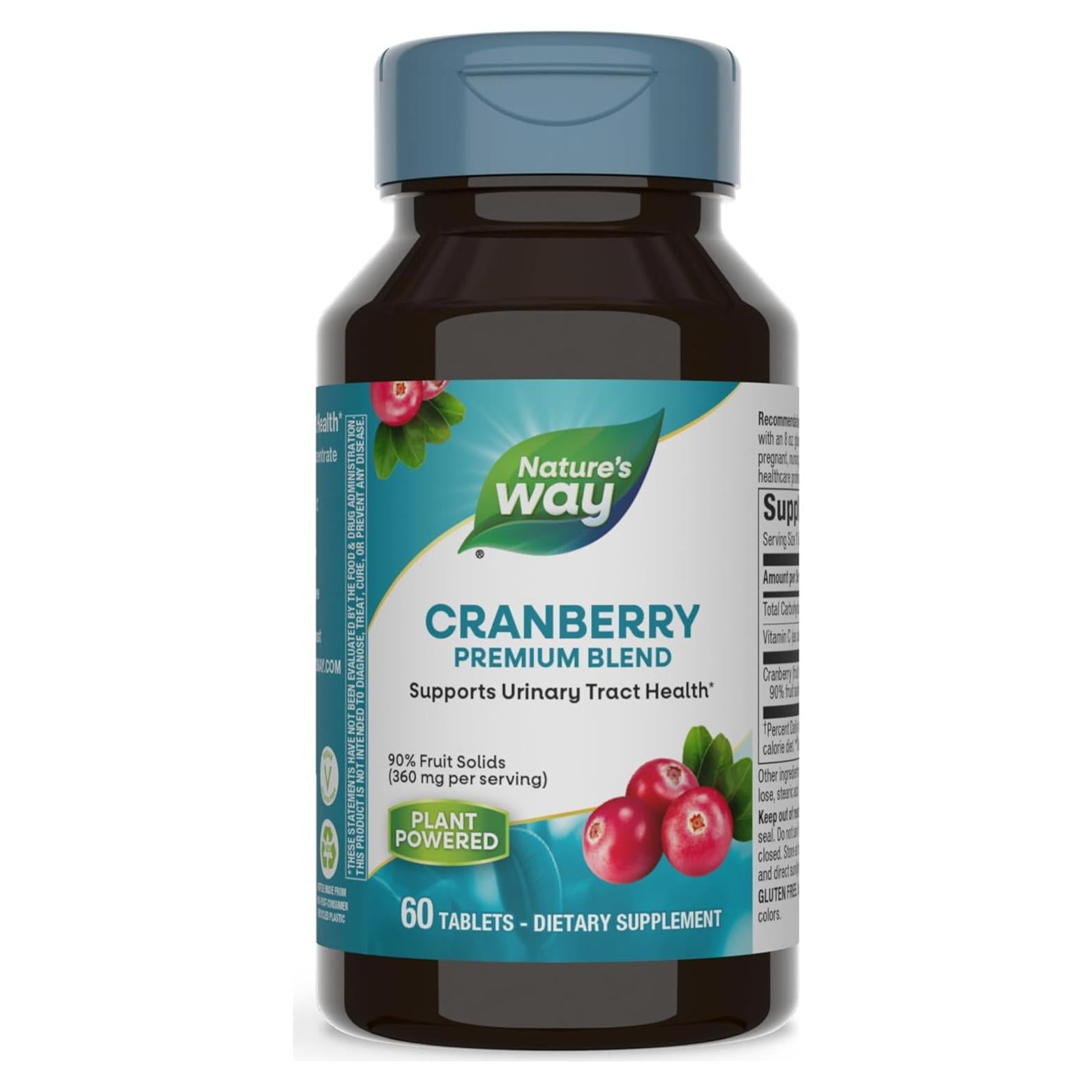 Suplemento de Arándano Nature's Way 60 Tabletas Vitamina C