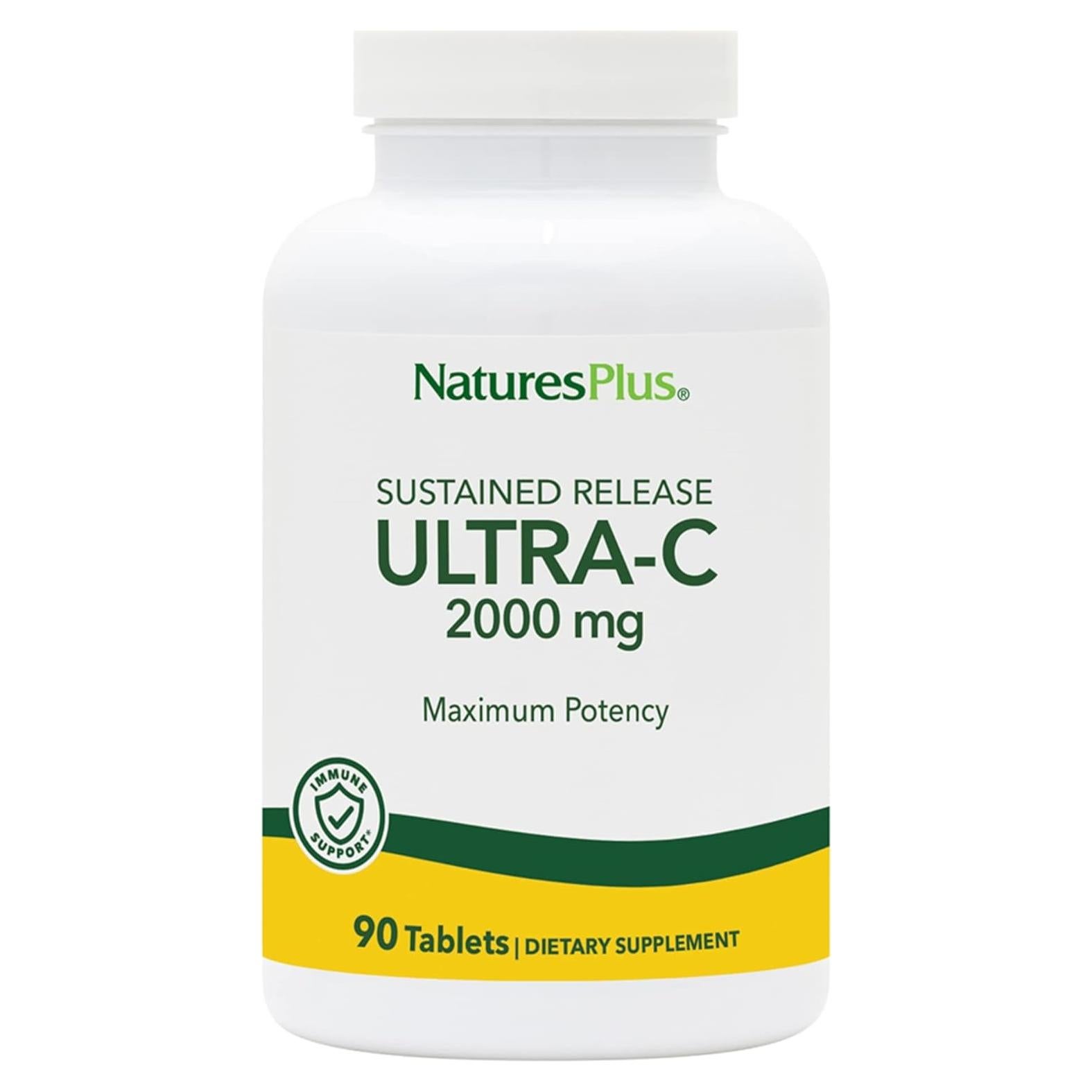 NaturesPlus Ultra-C 2000 mg - 90 Tabletas de Vitamina C