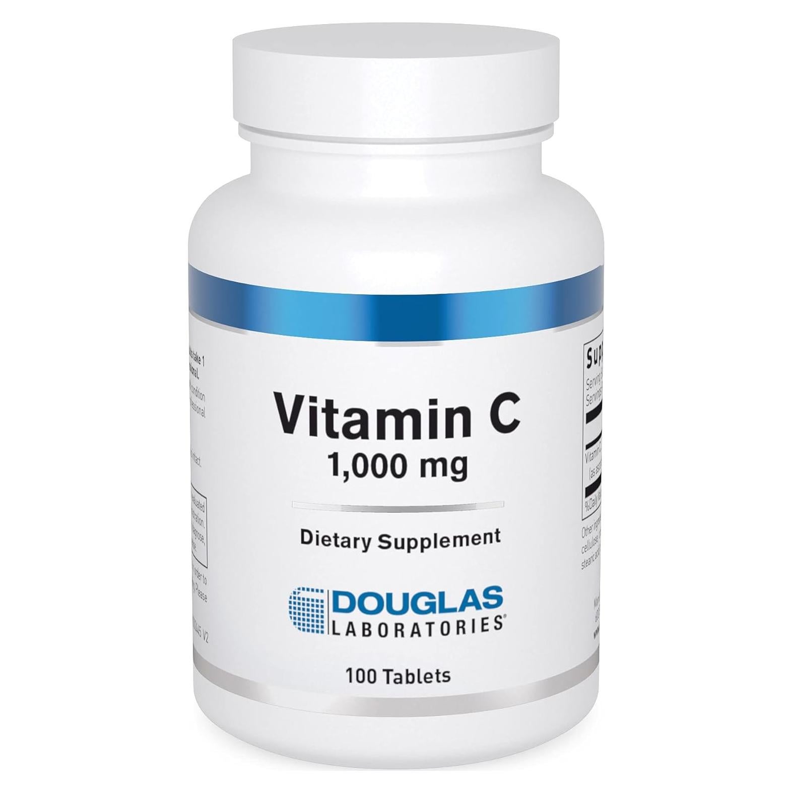 Vitamina C Douglas Laboratories 100 Tabletas Antioxidante