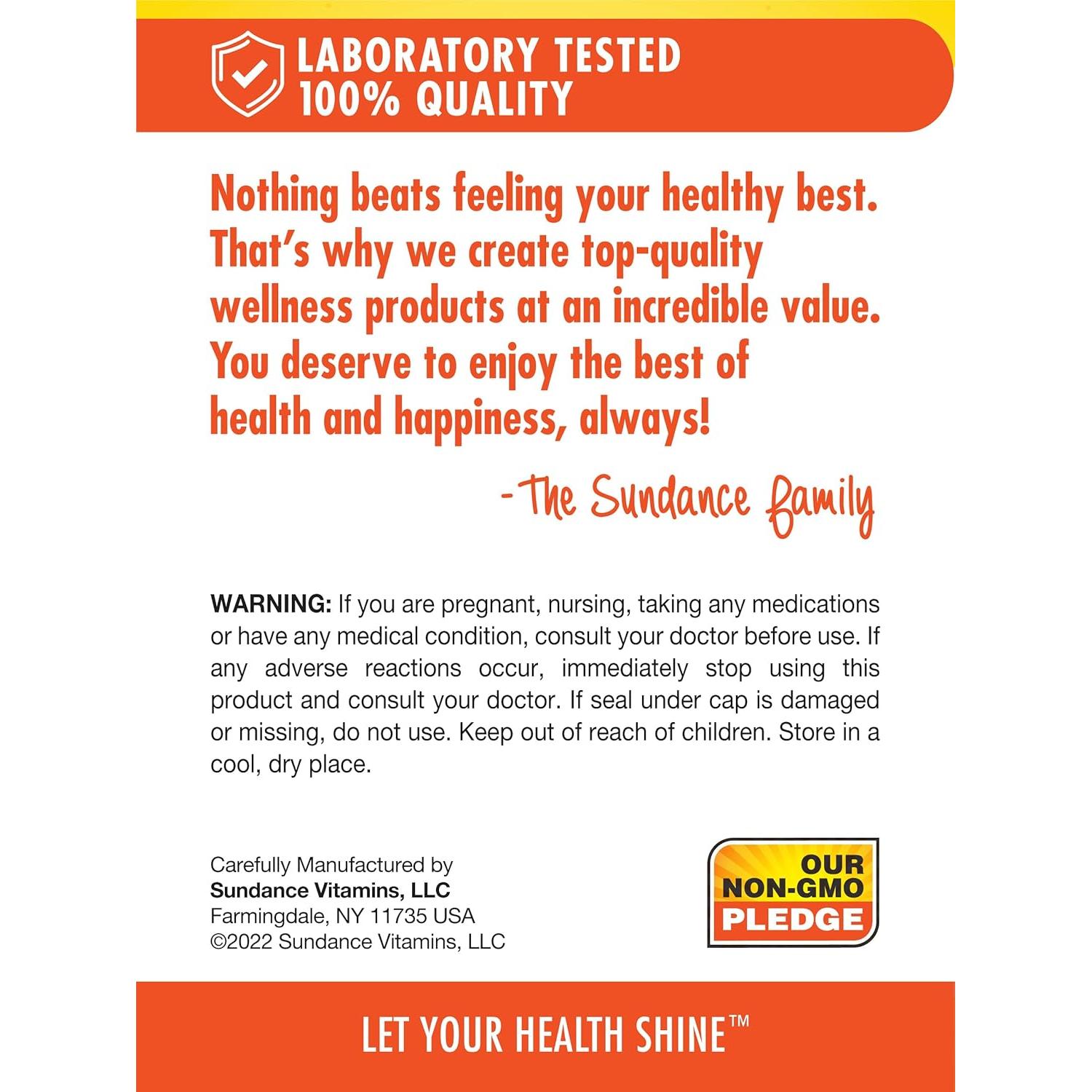 Vitamina C Masticable Sundance 1000mg 90 Tabletas Sabor Naranja