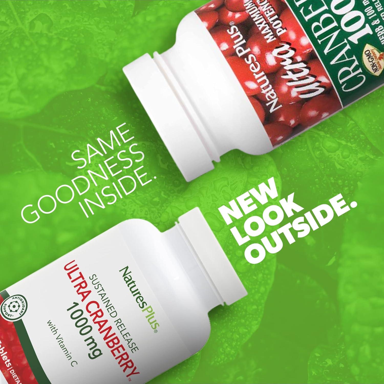 Suplemento Natures Plus Ultra Arándano 1000 mg - 180 Tabletas Vegetarianas