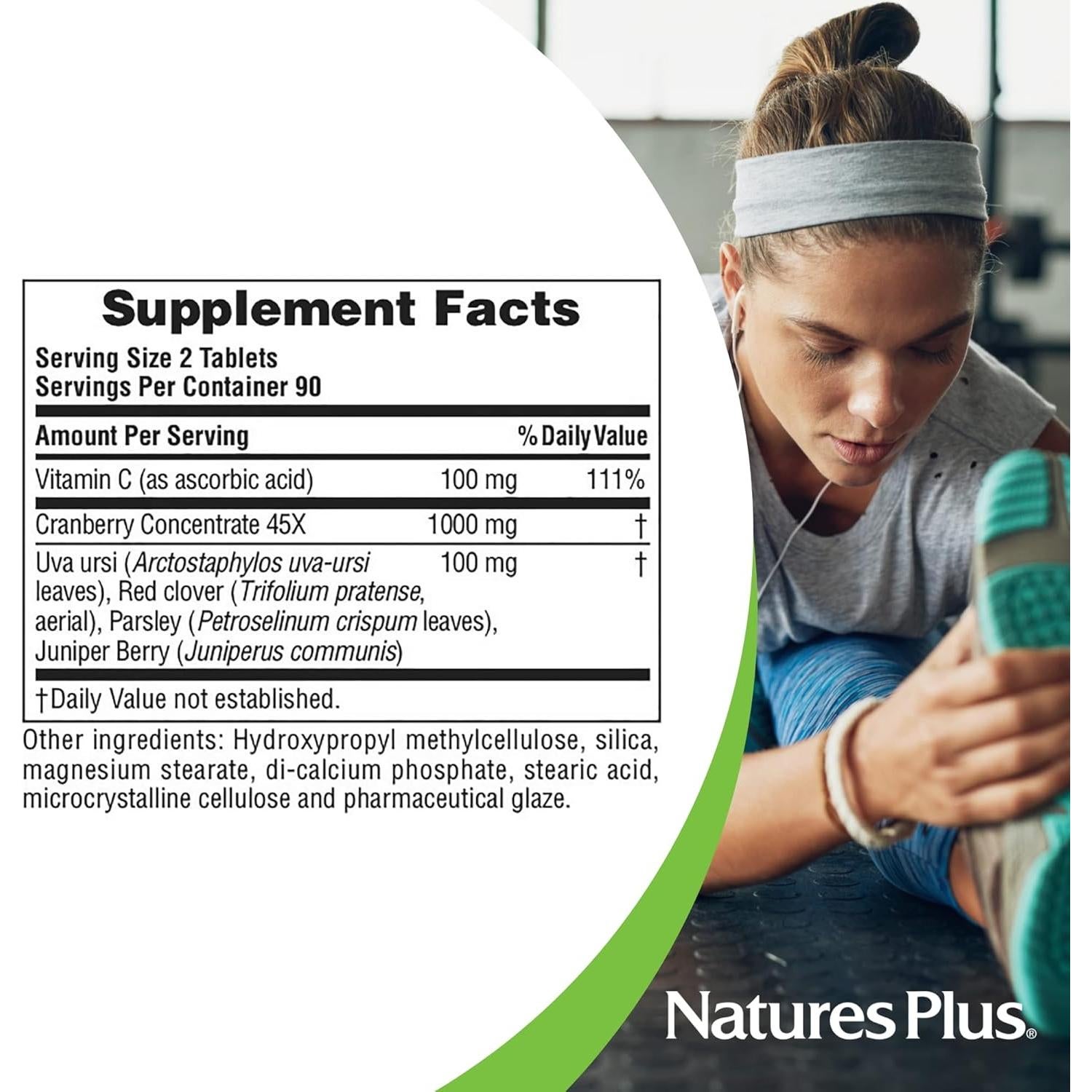 Suplemento Natures Plus Ultra Arándano 1000 mg - 180 Tabletas Vegetarianas