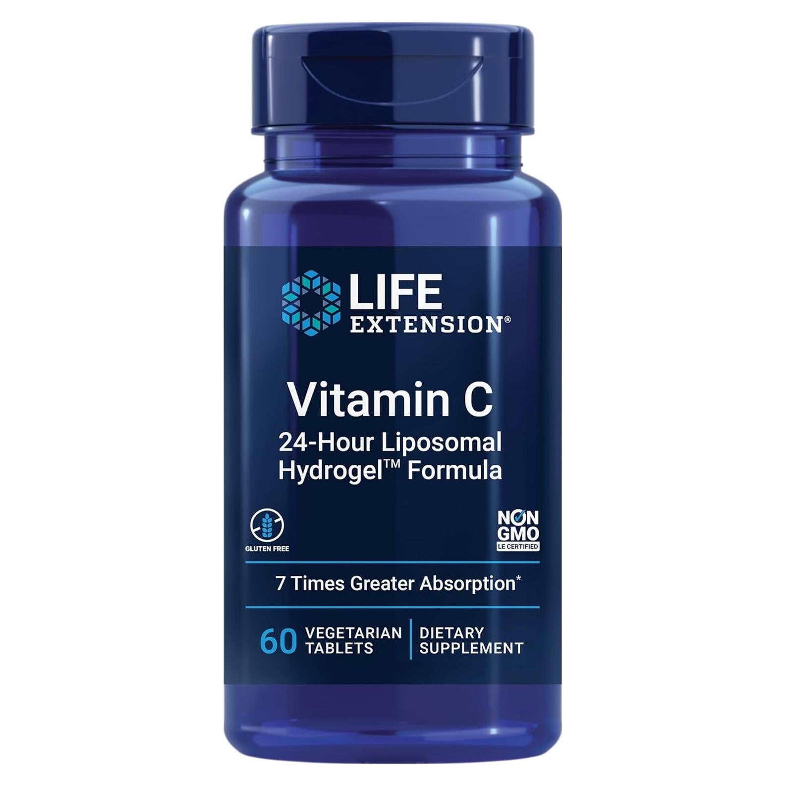 Vitamina C Liposomal 24 Horas Life Extension 60 Tabletas