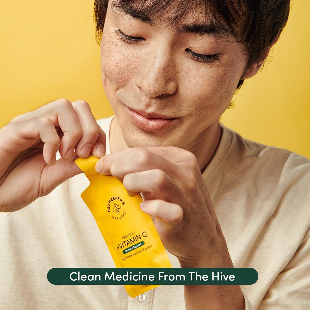 Vitamina C Liposomal Beekeeper's Naturals 1000mg 12 Paquetes