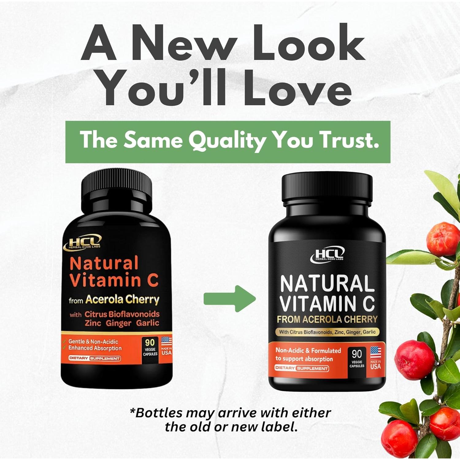 Vitamina C Acerola Orgánica HCL - Alta Absorción 100g