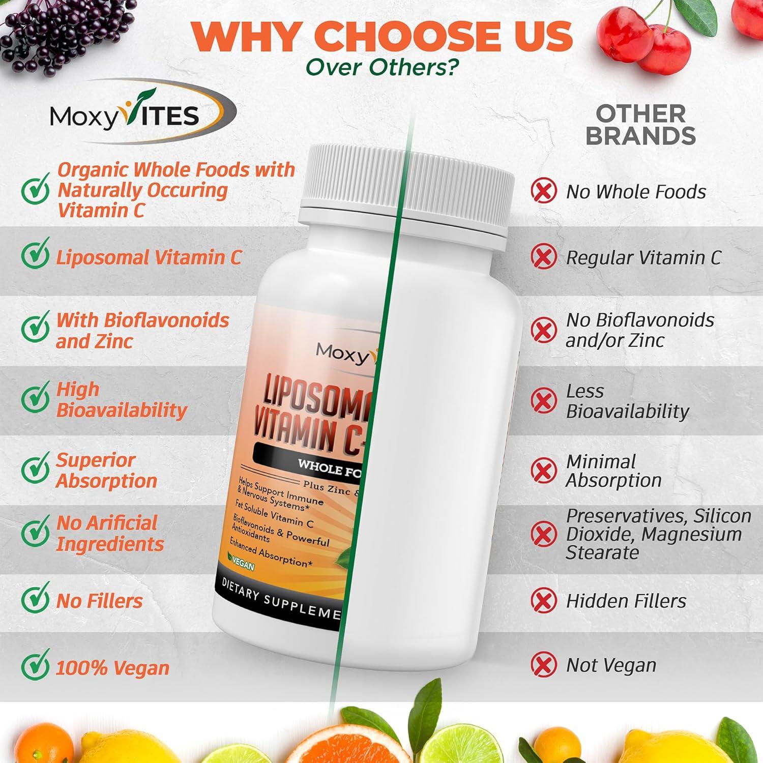 Cápsulas de Vitamina C Liposomal NutraFitz 1500mg 180 Unidades