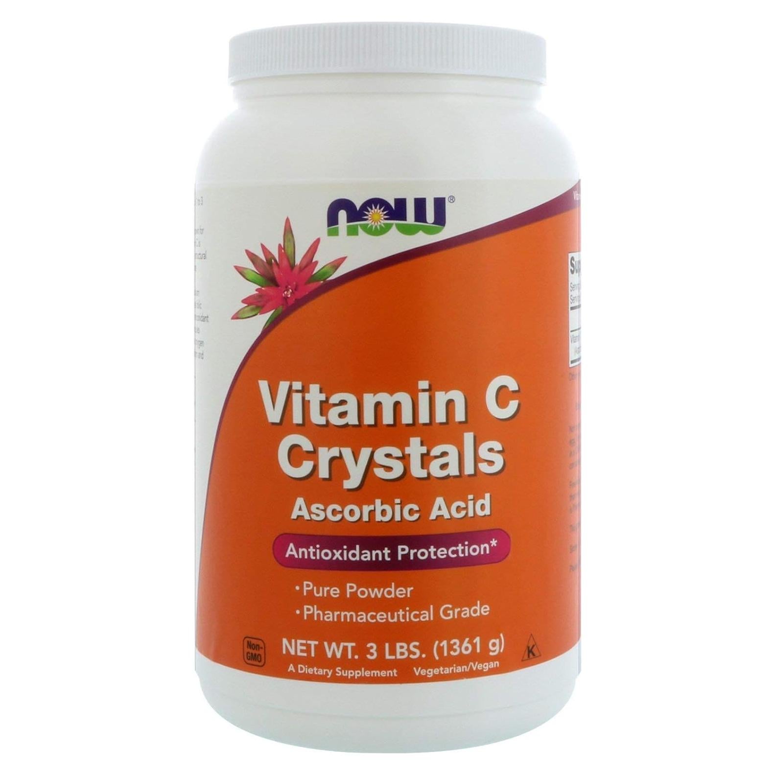 Ácido Ascórbico Now Foods 1.36 kg Paquete Doble