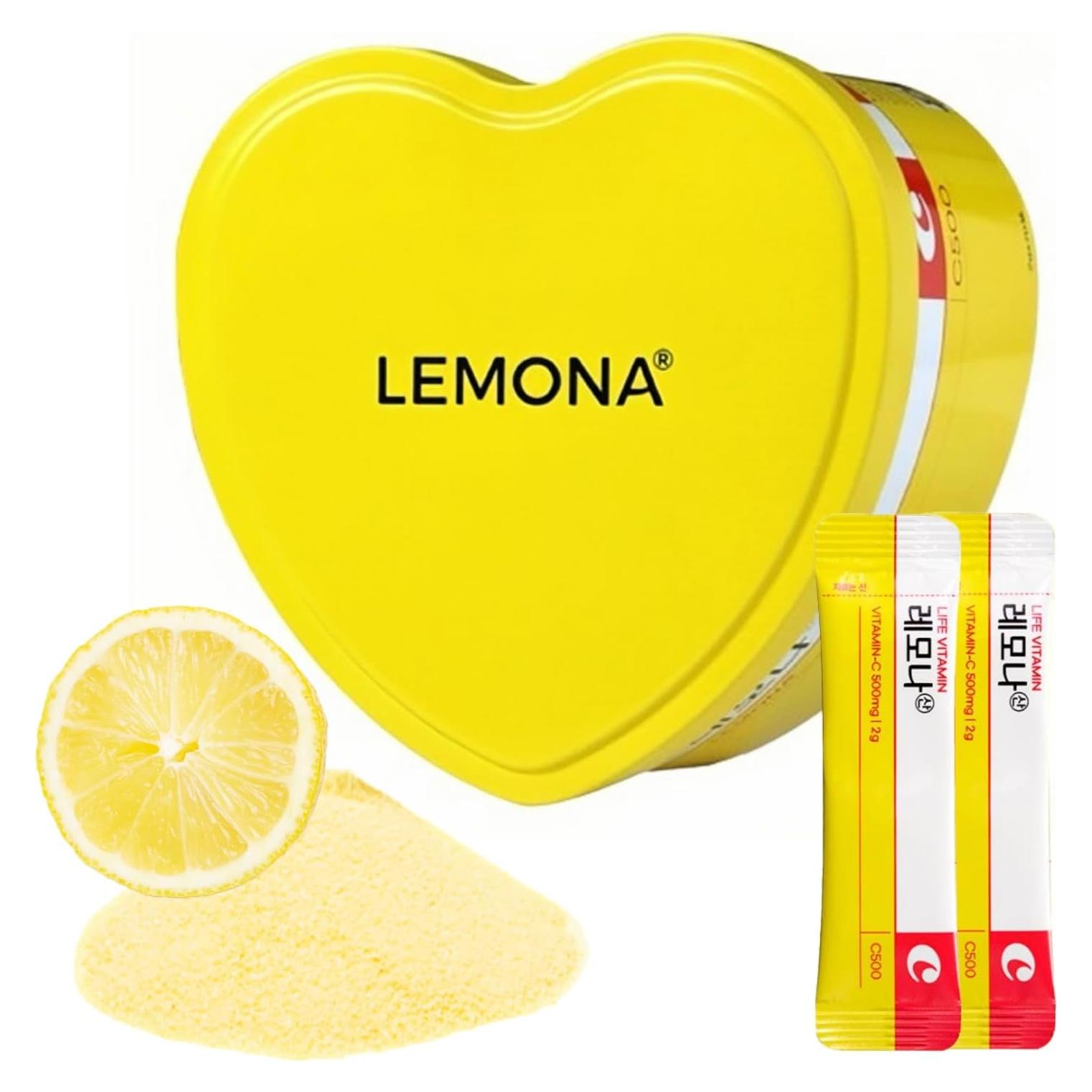 LEMONA Vitamina C 500mg en Polvo - 70 Stick Packs