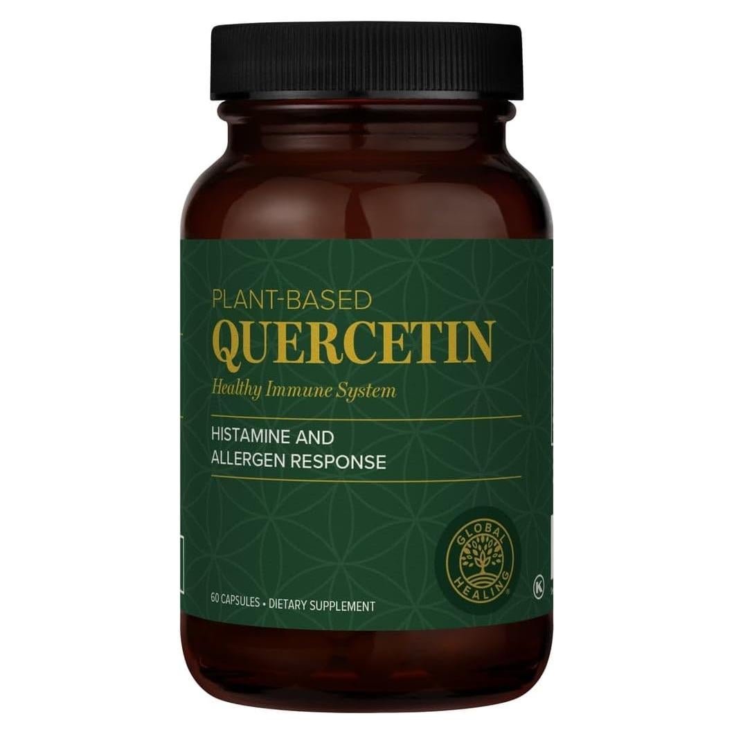 Suplemento de Quercetina Global Healing 250 mg 60 Cápsulas