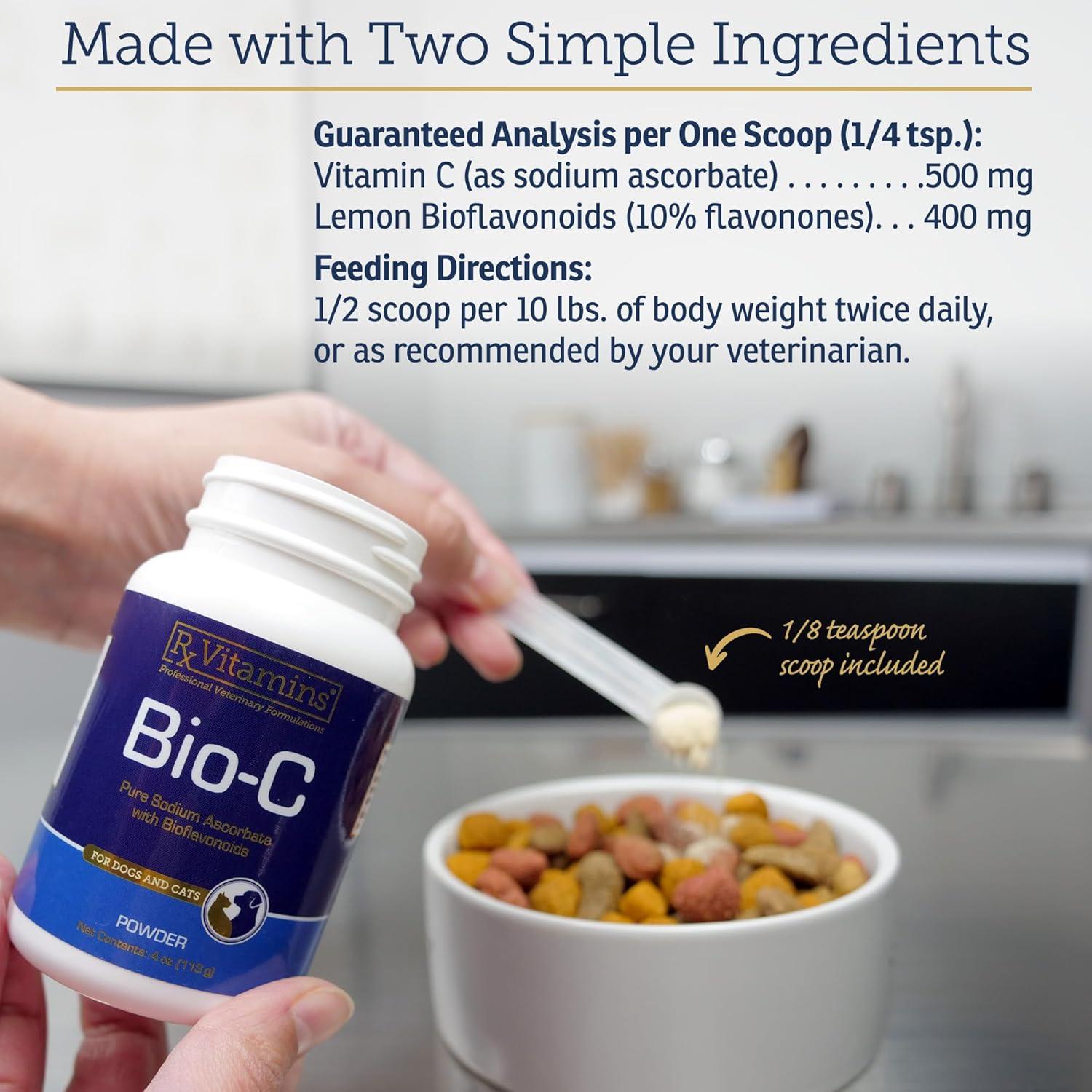 Suplemento Vitamina C para Perros y Gatos Rx Vitamins 113 g