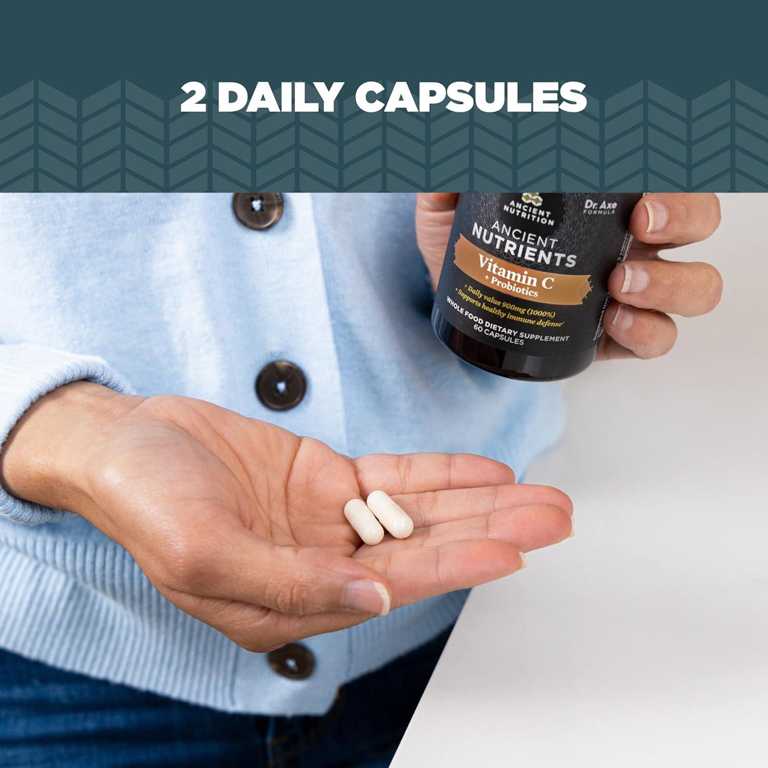 Suplemento Probioticos y Vitamina C Nutrición Antigua 30 Porciones