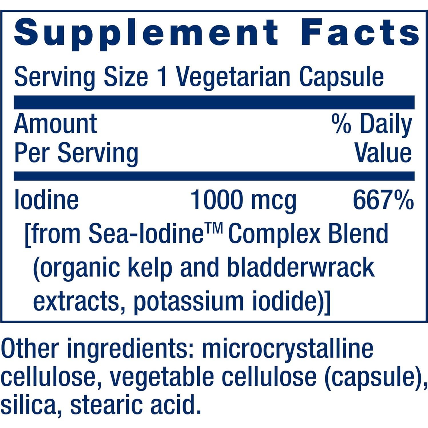 Suplemento Zinc 30mg + Algas Marinas Kelp 150mcg - Jardín de Vida