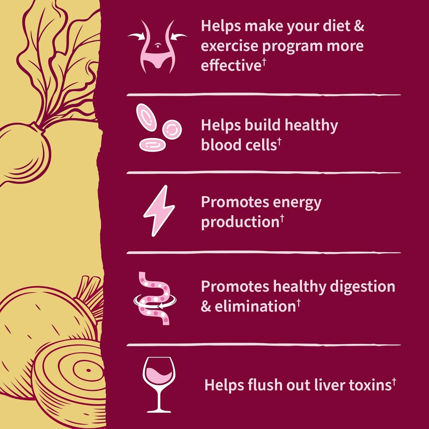 Polvo Desintoxicante de Remolacha Orgánica Garden of Life 85g