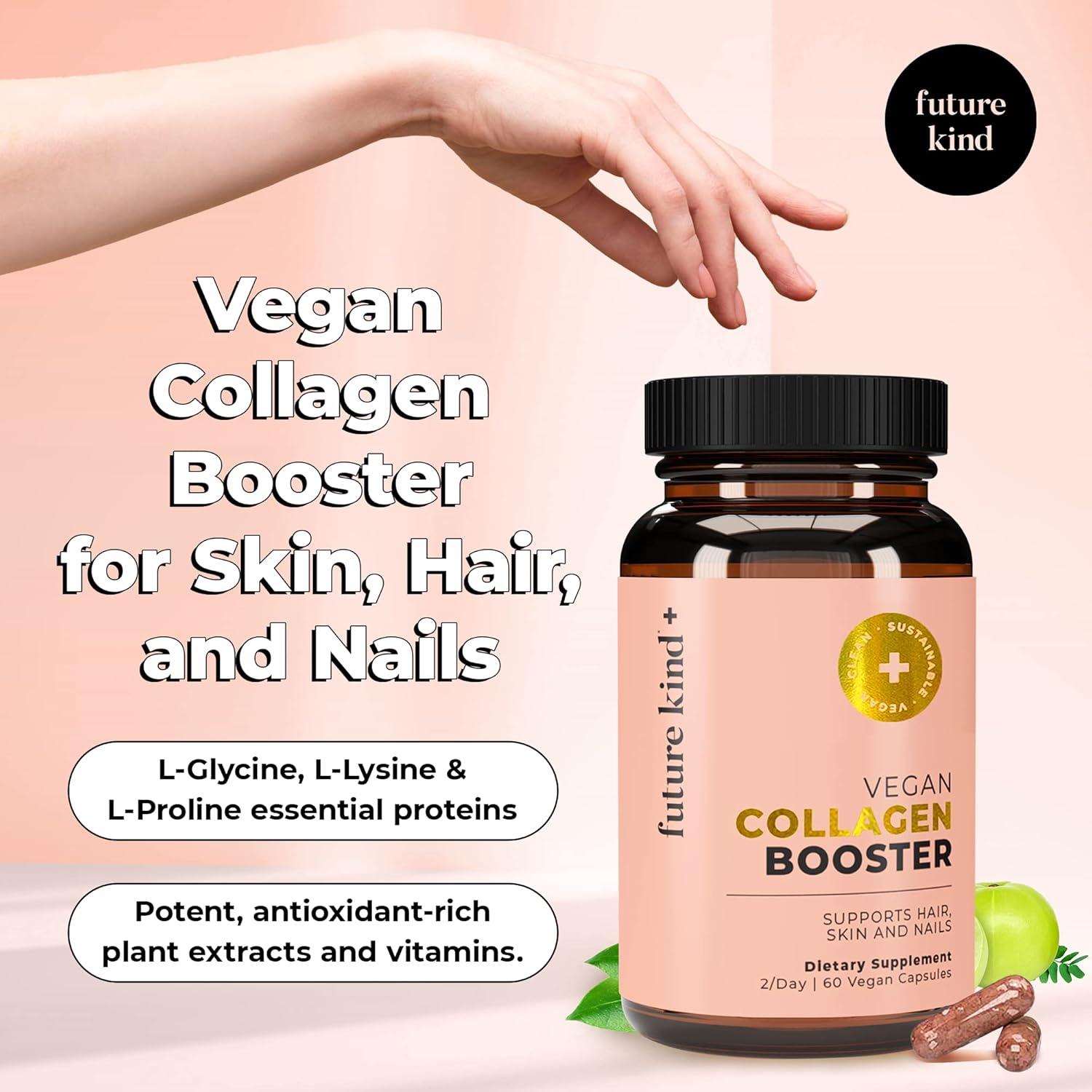 Colágeno Vegano Future Kind con Biotina y Vitamina C - 60 Cápsulas