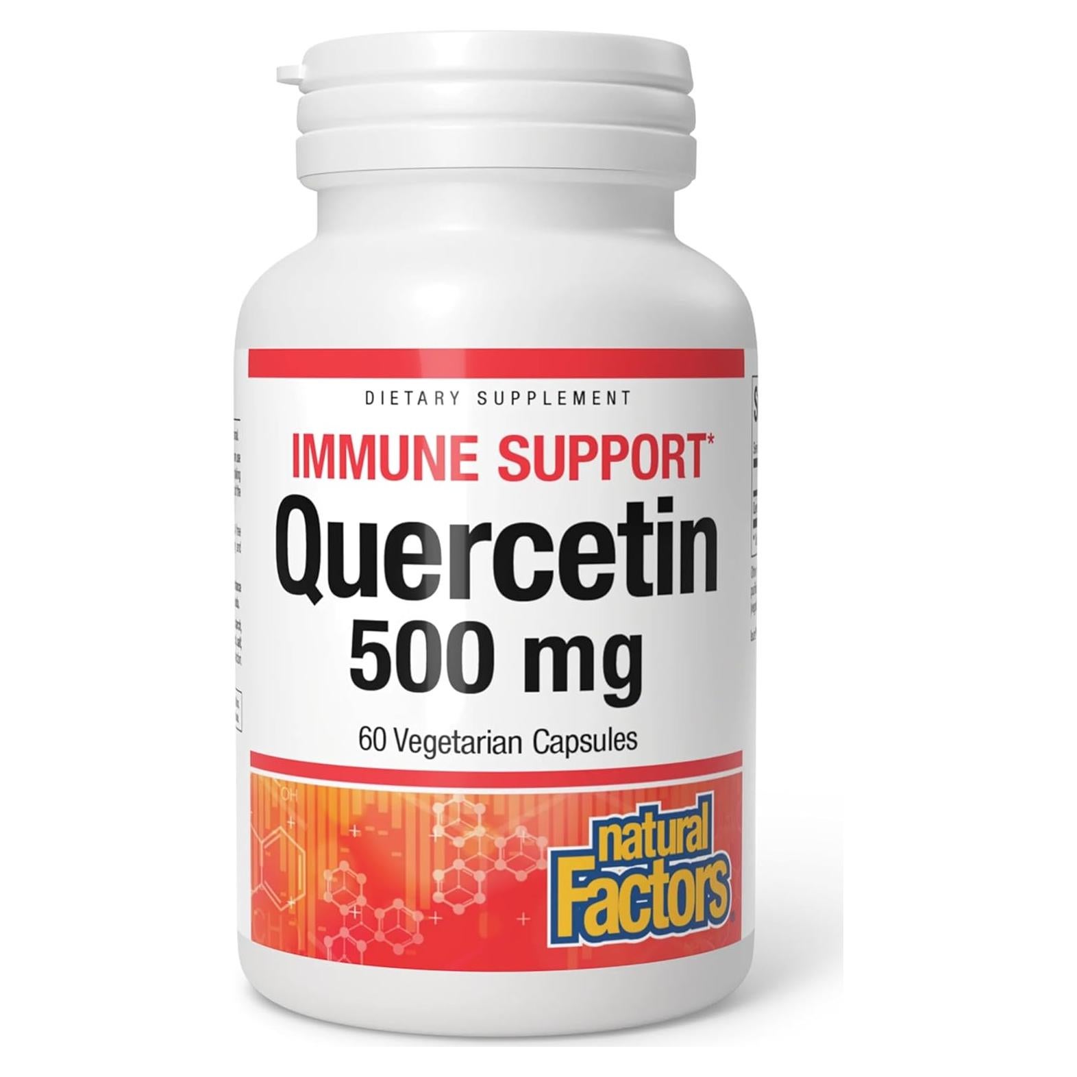 Quercetina 500 mg Factores Naturales - 60 Cápsulas Veganas