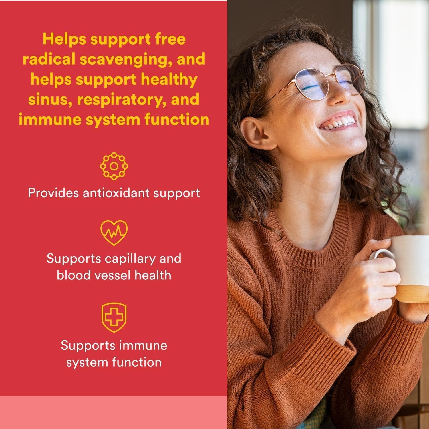 Quercetina 500 mg Factores Naturales - 60 Cápsulas Veganas