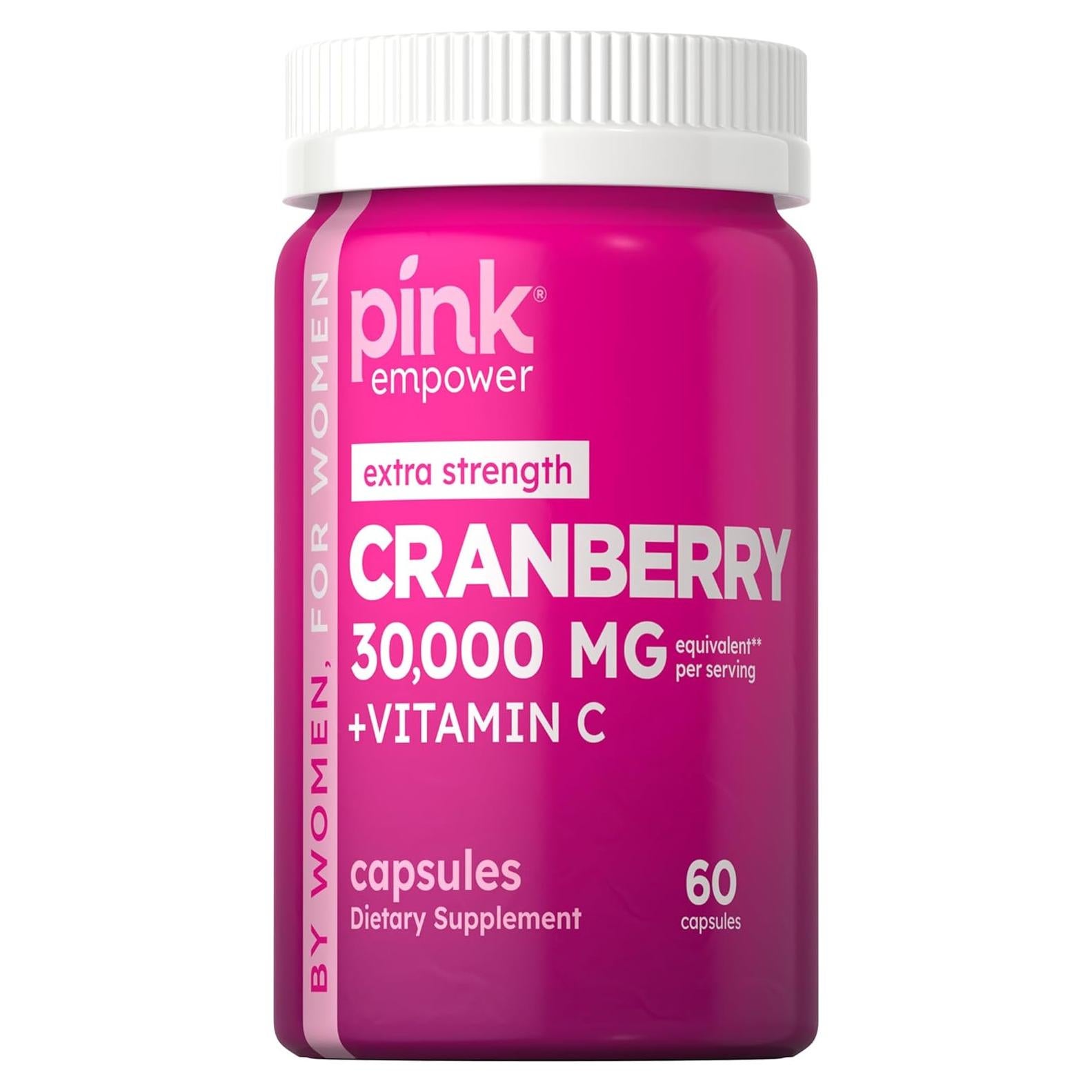 Cápsulas de Arándano PINK para Mujeres | 60 Unidades | Vitamina C