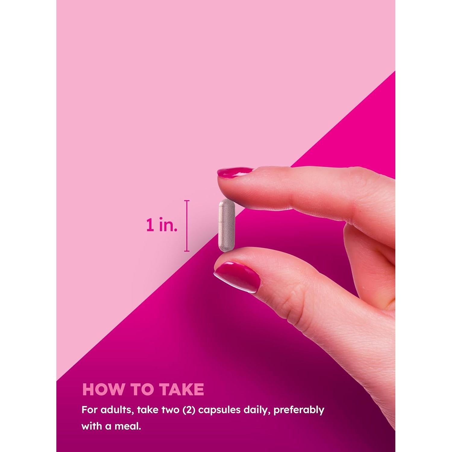 Cápsulas de Arándano PINK para Mujeres | 60 Unidades | Vitamina C