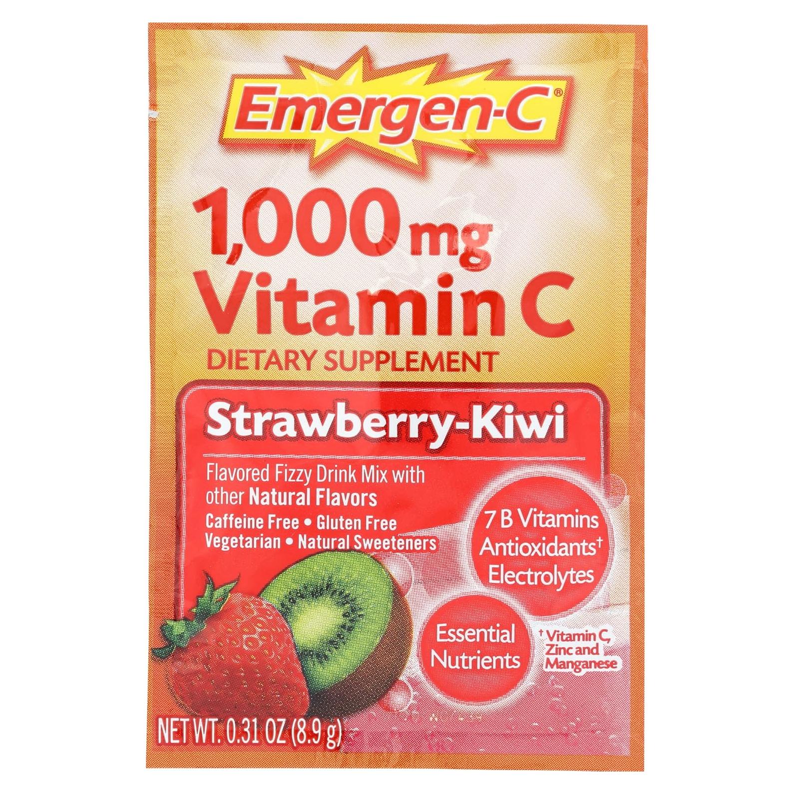 Suplemento Vitamina C Fresa Kiwi Alacer 8.8 g