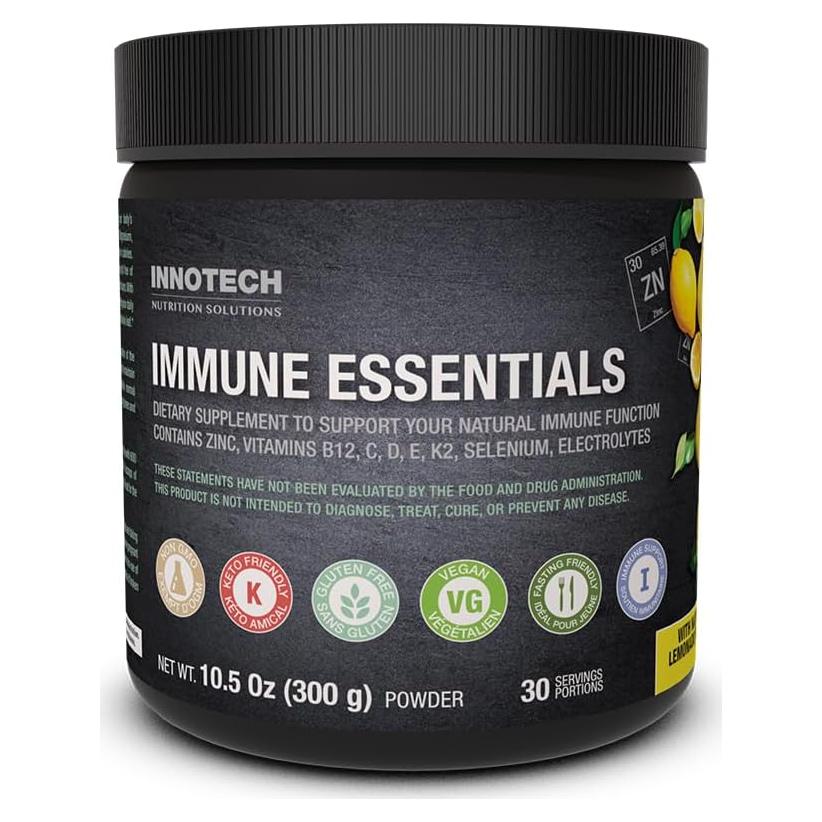 Innotech Esenciales Inmunes 300g Sabor Limón - Soporte Inmunológico