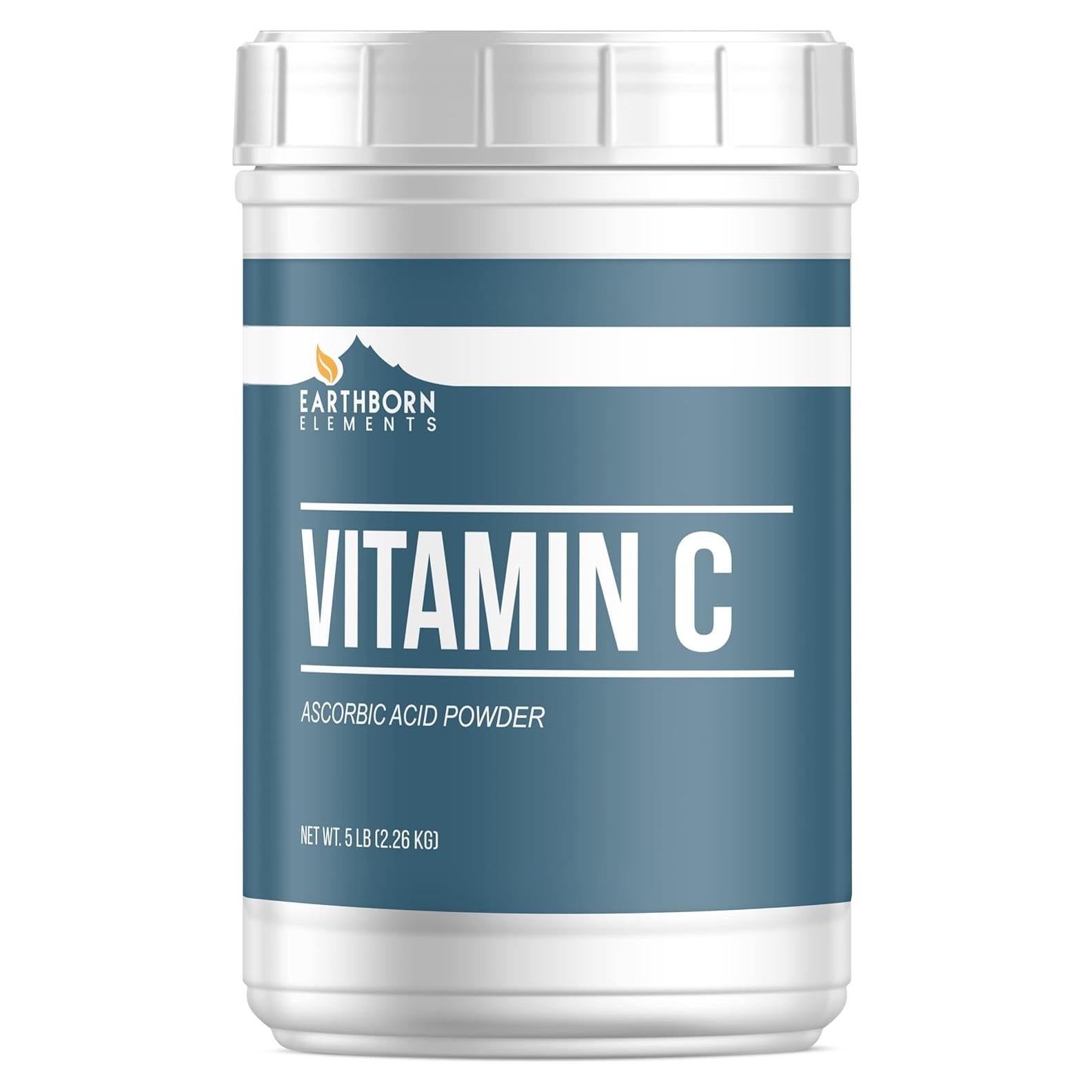 Polvo de Vitamina C Earthborn Elements 2.27 kg - Ácido Ascórbico