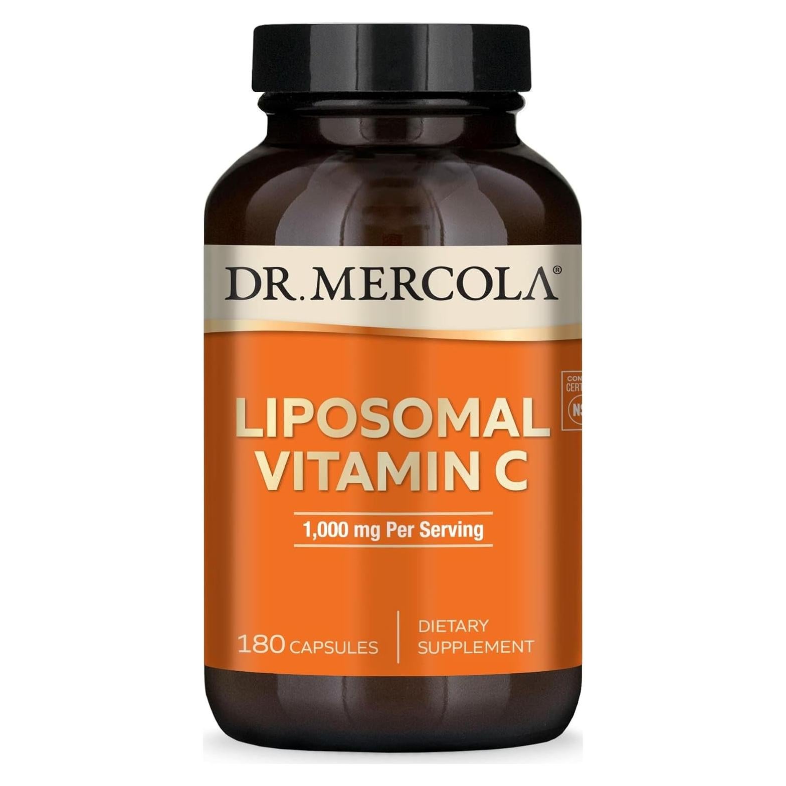 Vitamina C Liposomal Dr. Mercola 1000 mg 180 Cápsulas