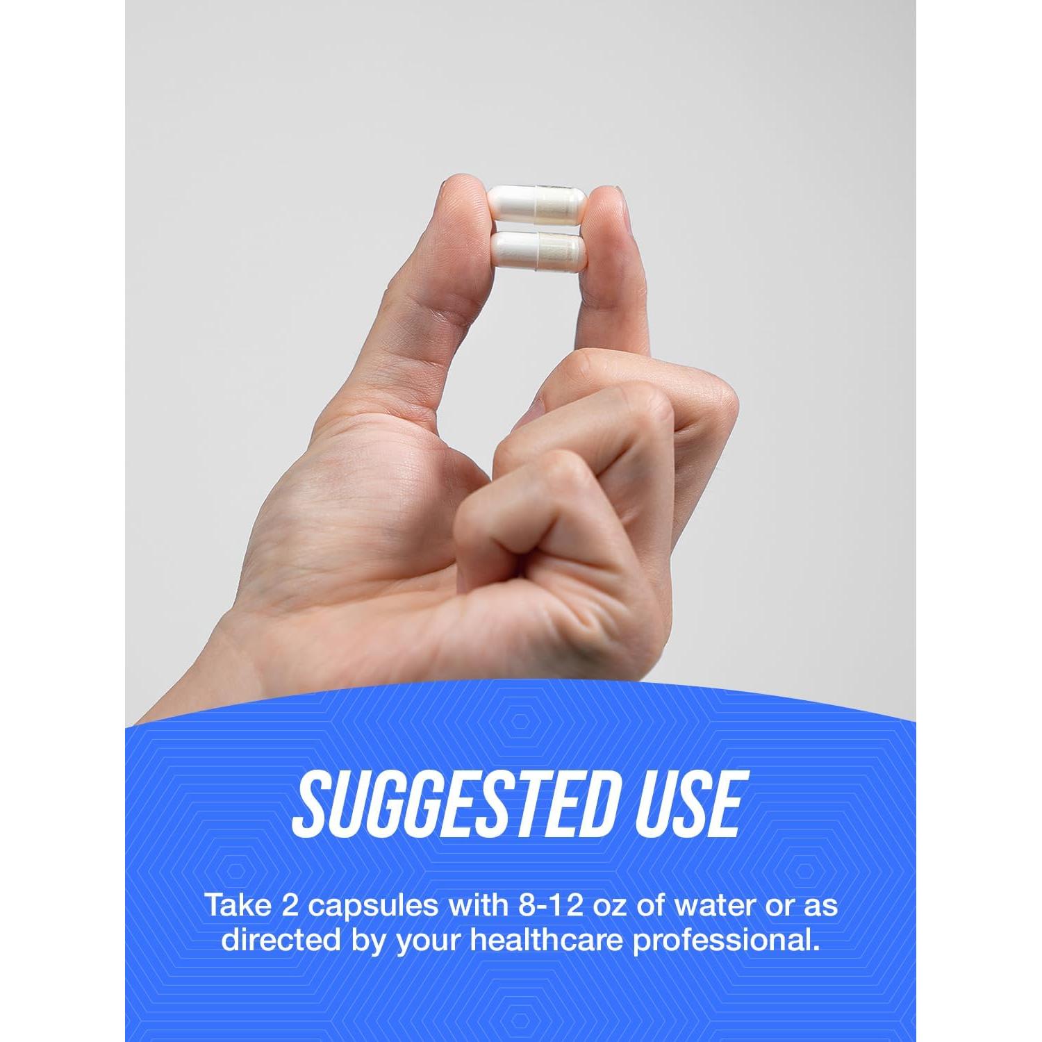 Cápsulas de Vitamina C 1000mg con Zinc 15mg BulkSupplements - 360 Unidades