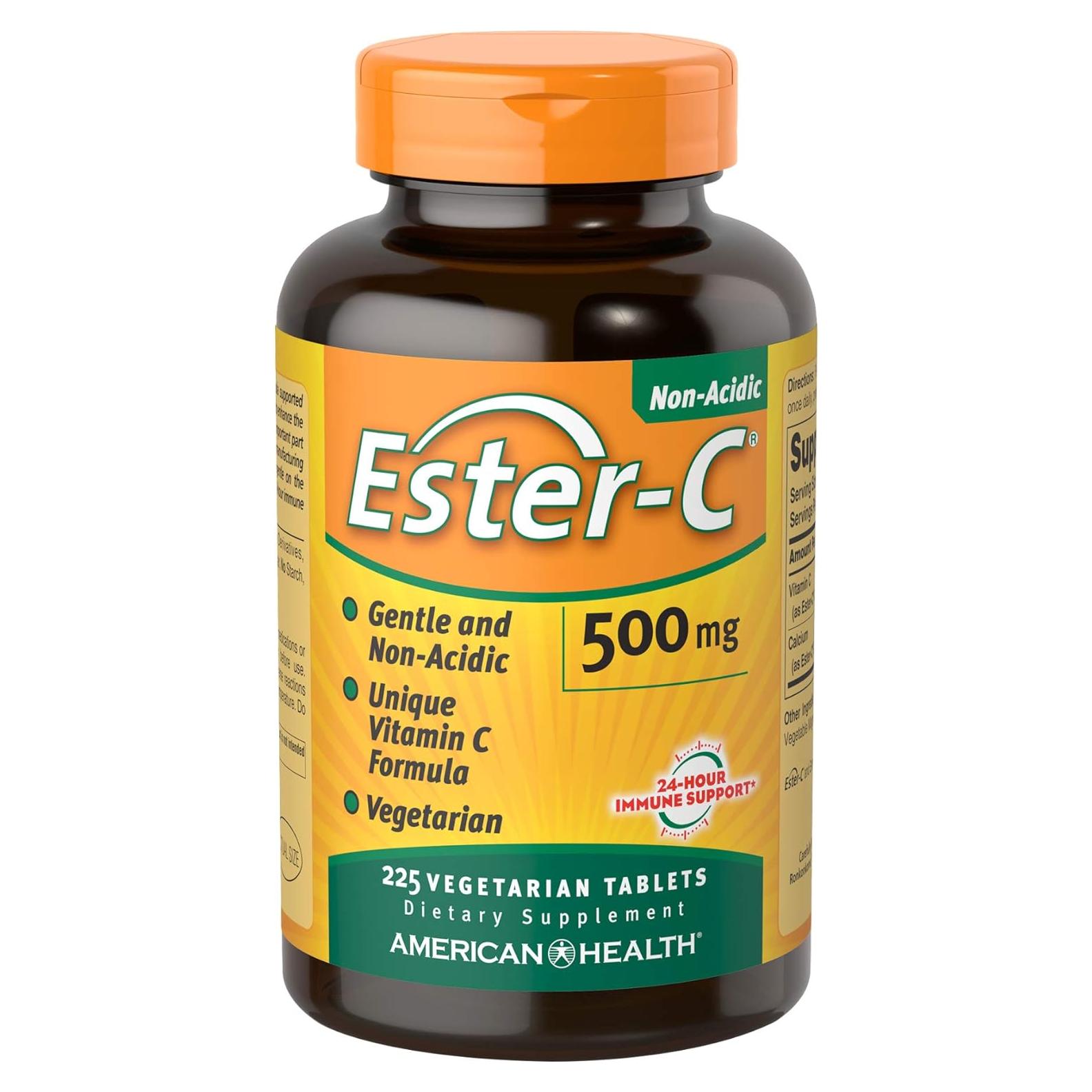 Ester-C Vitamina C 500 mg Tabletas Recubiertas 225 Conteo