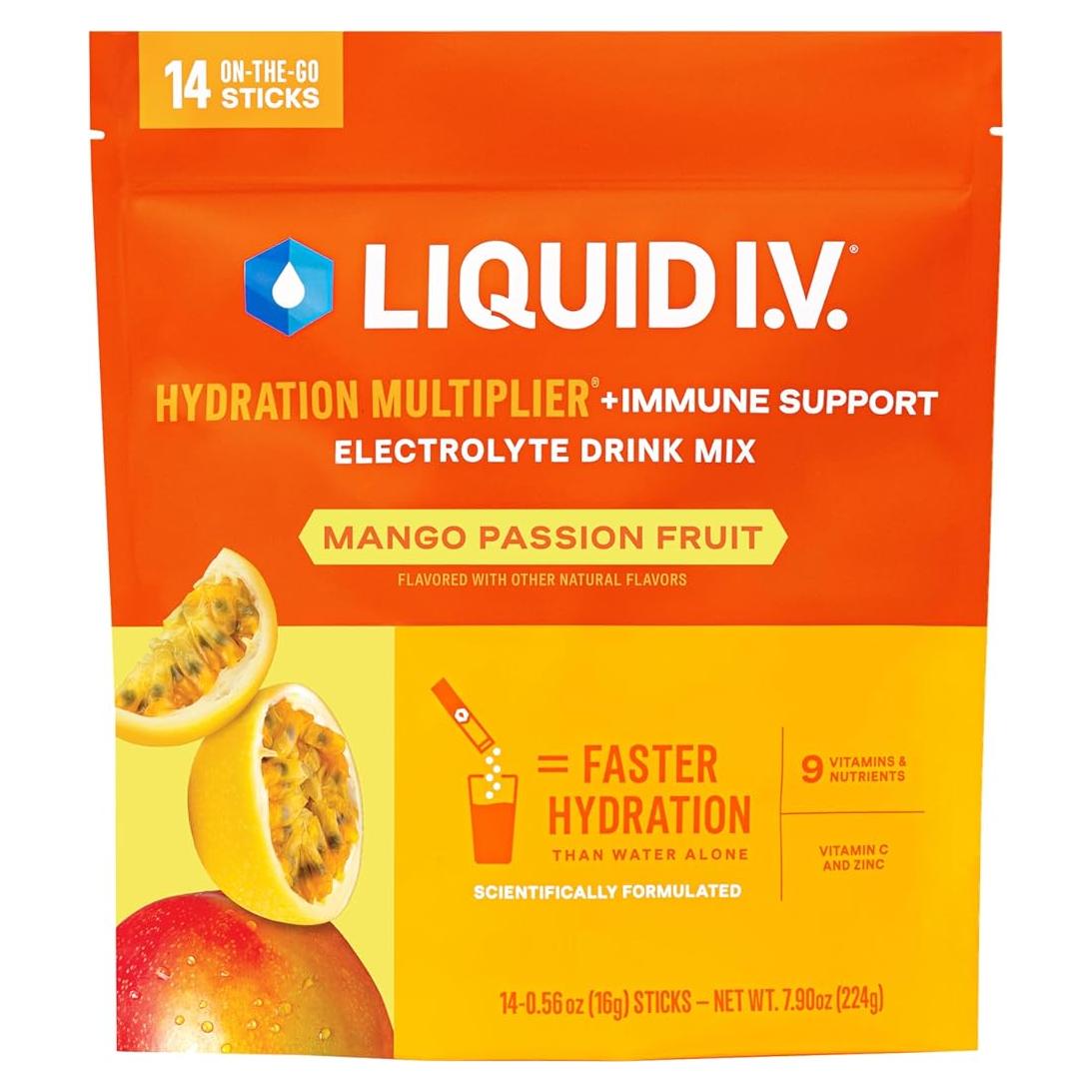 Liquid I.V. Multiplicador de Hidratación Mango Maracuyá 224g